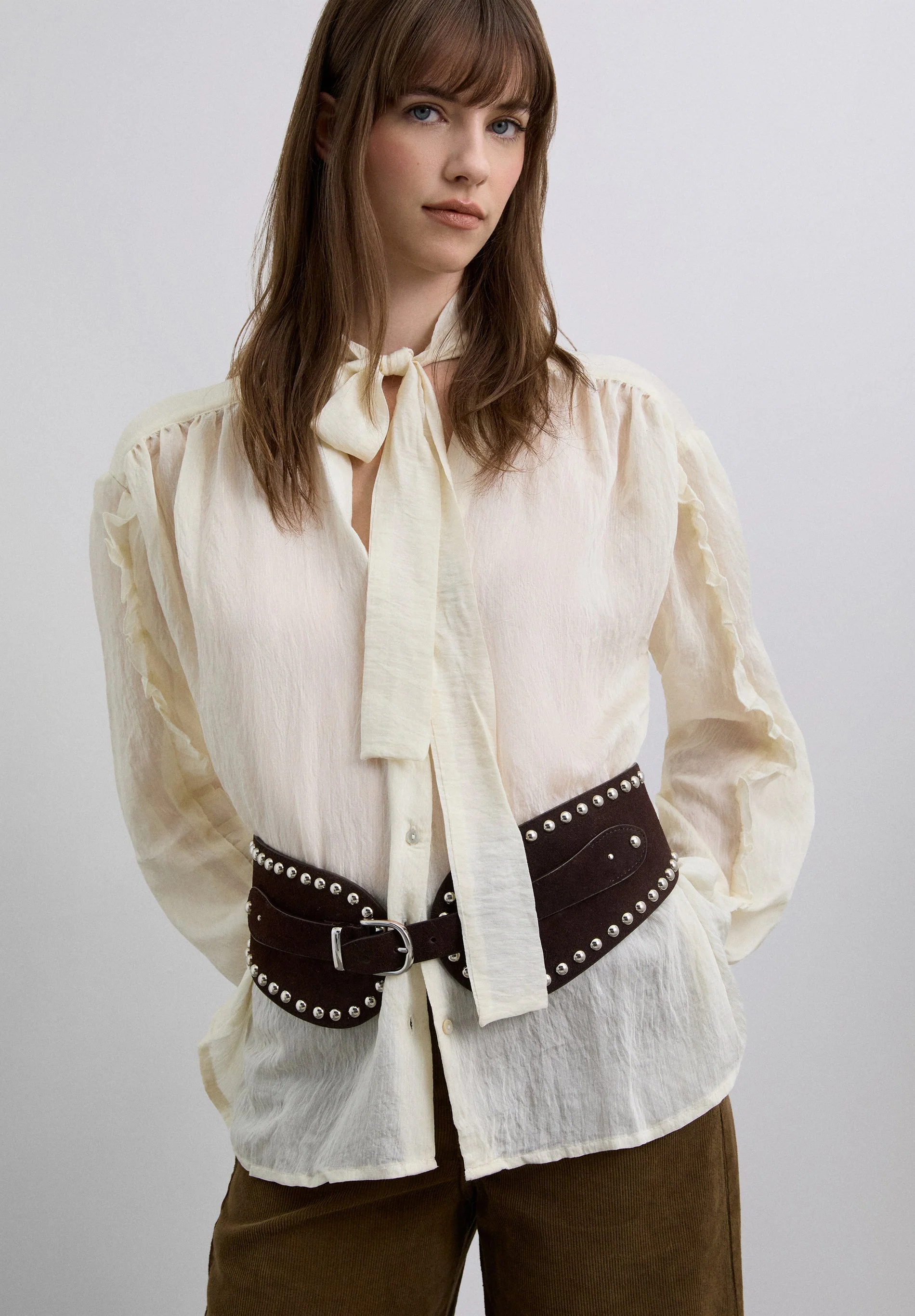 STRAIGHT CORDUROY TROUSERS - Image 2