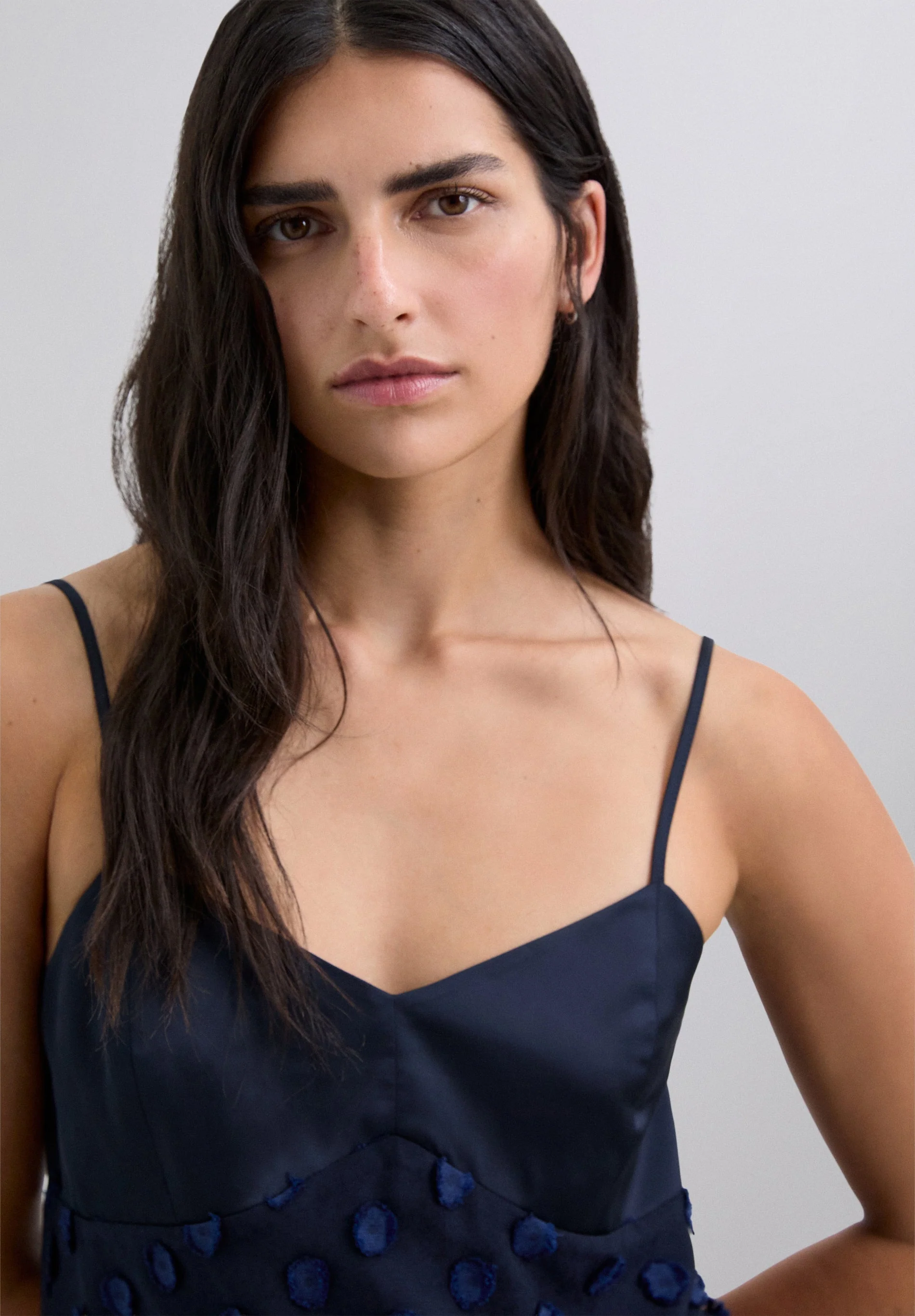 POLKA DOT MIDI DRESS - Image 2