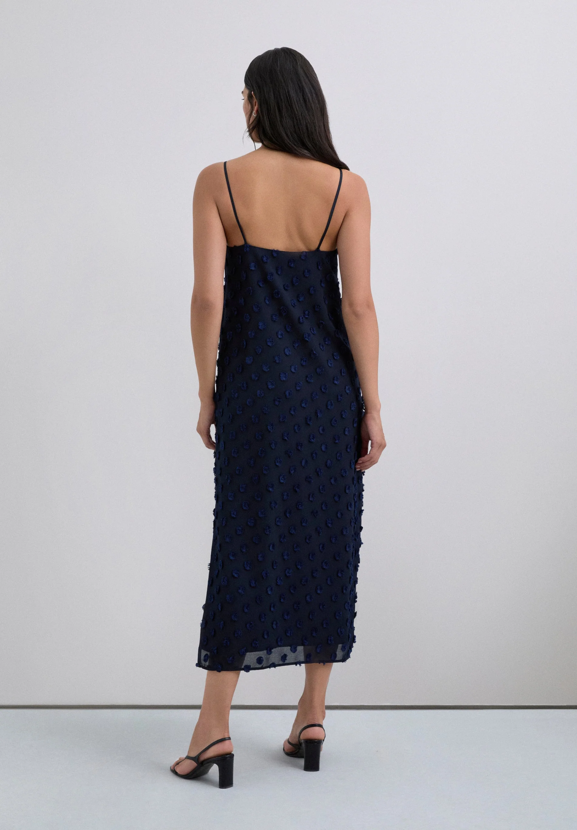POLKA DOT MIDI DRESS - Image 4