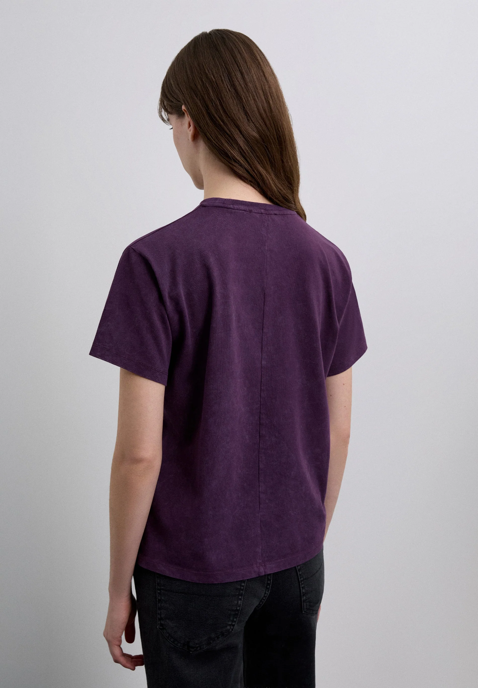 COTTON T-SHIRT WITH FRONT PRINT - Image 4