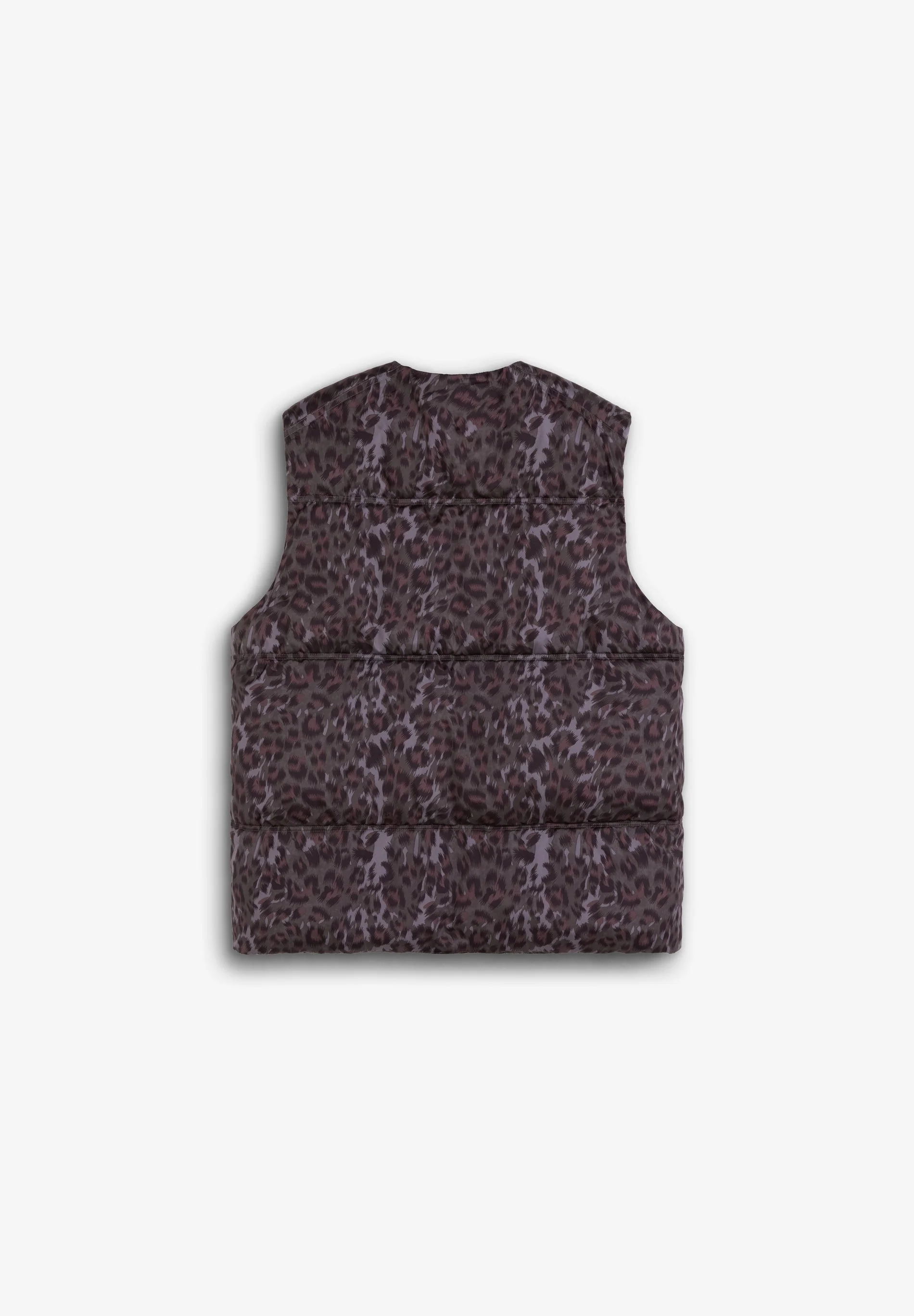 ANIMAL PRINT GILET WITH DETACHABLE SCARF - Image 11