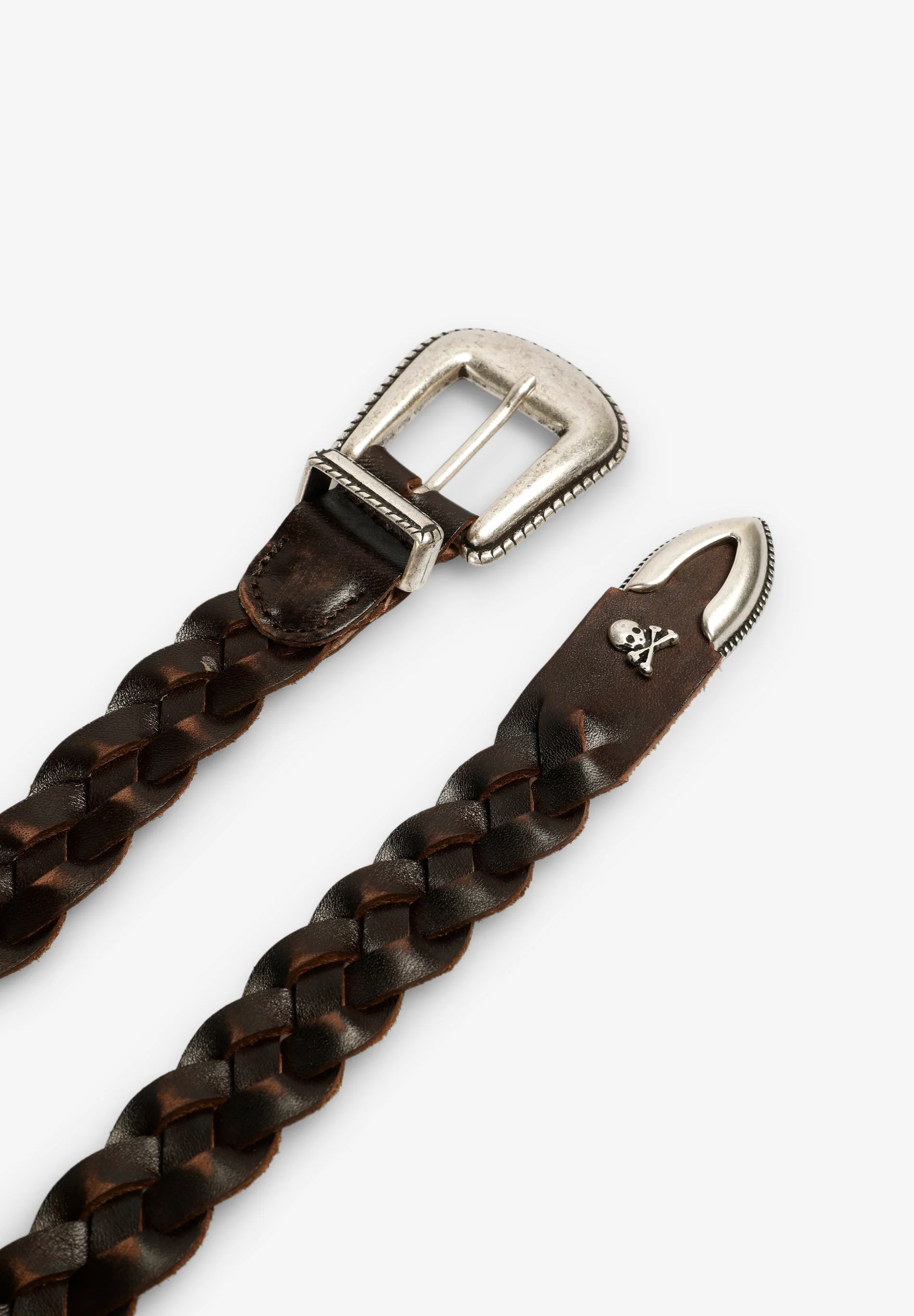 BRAIDED LEATHER BELT - Image 4