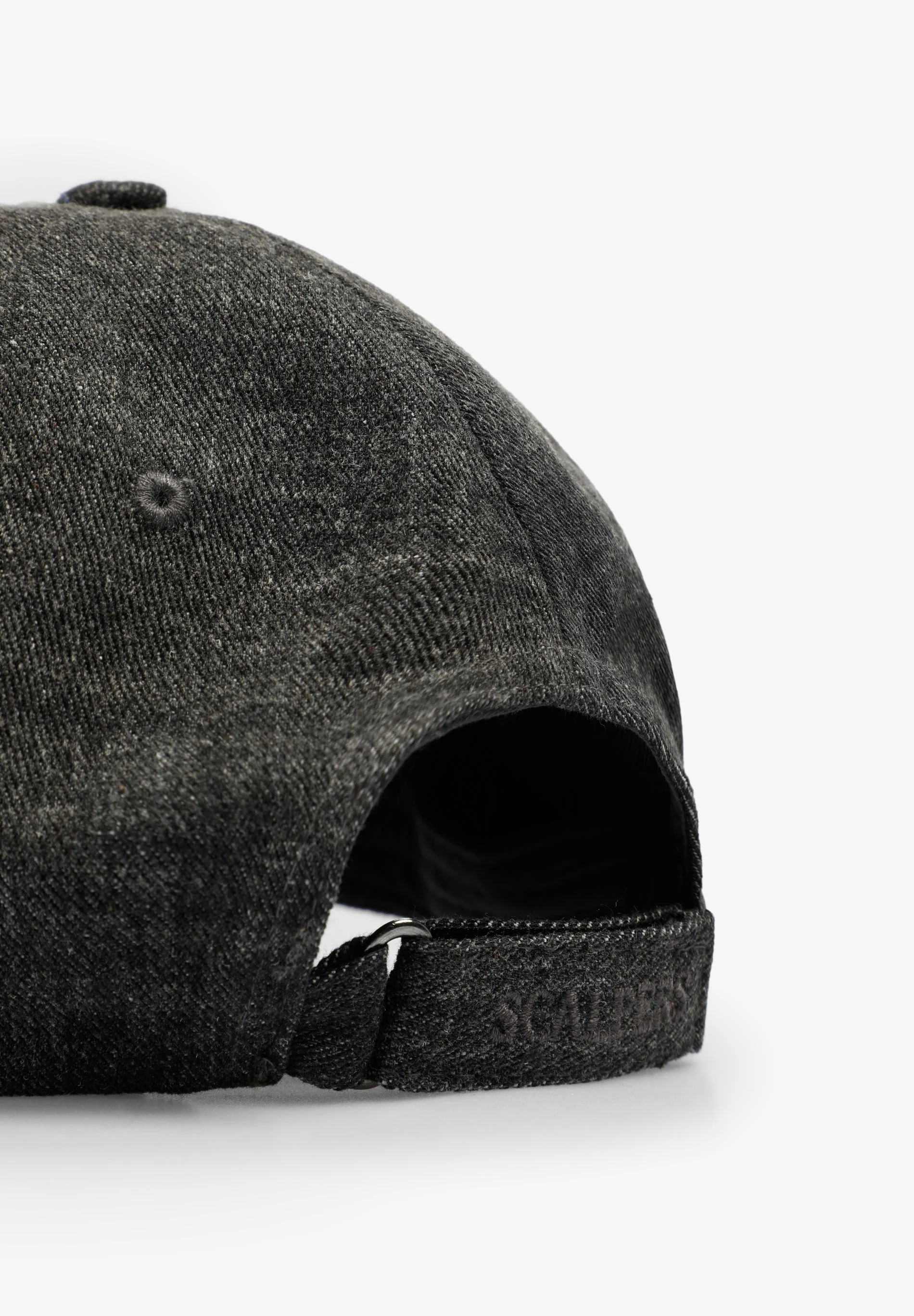 FADED-EFFECT DENIM CAP - Image 4