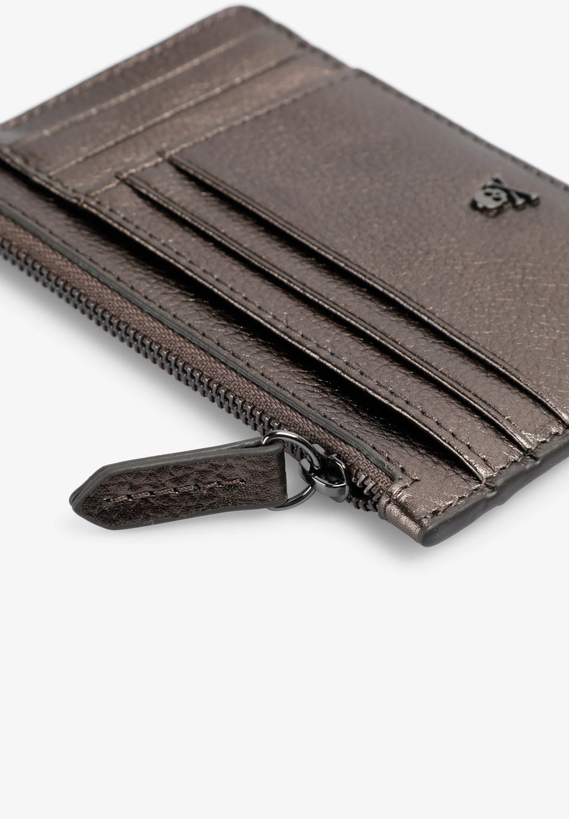 LEATHER CARD HOLDER WITH ZIP - Image 5