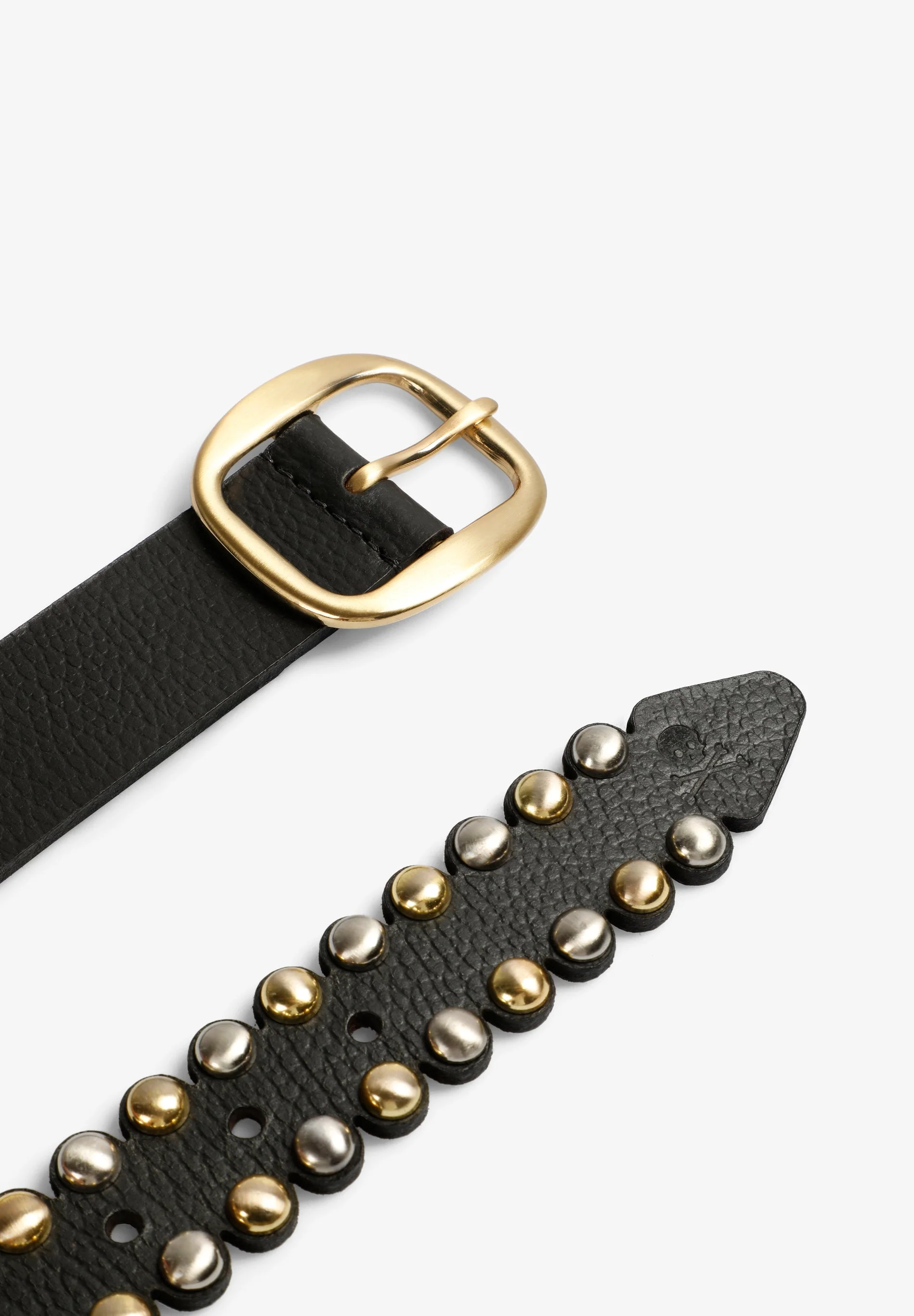 LEATHER BELT WITH STUDS - Image 4