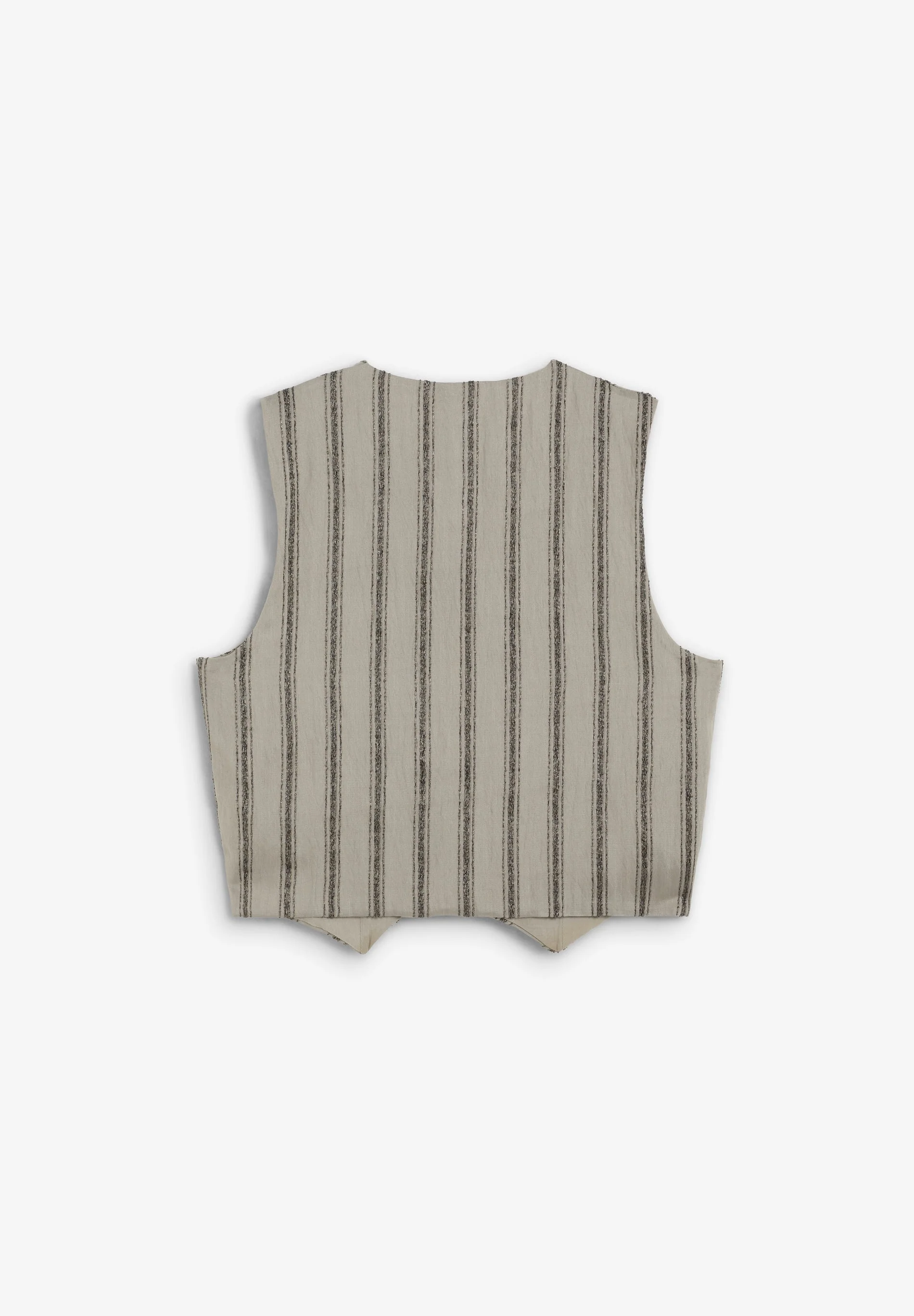 STRIPED WAISTCOAT WITH METALLIC DETAILS - Image 6
