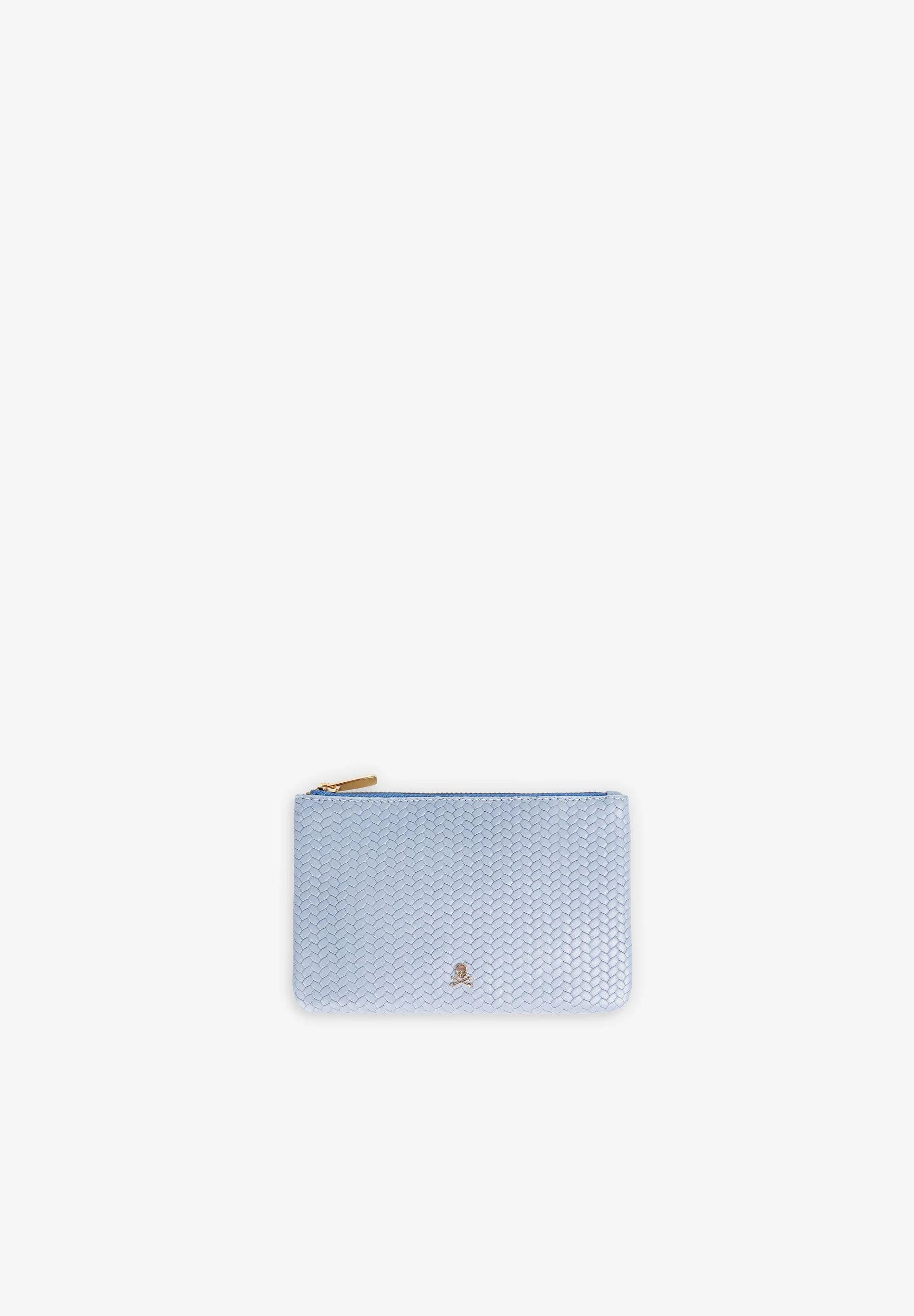 BRAIDED LEATHER COIN PURSE