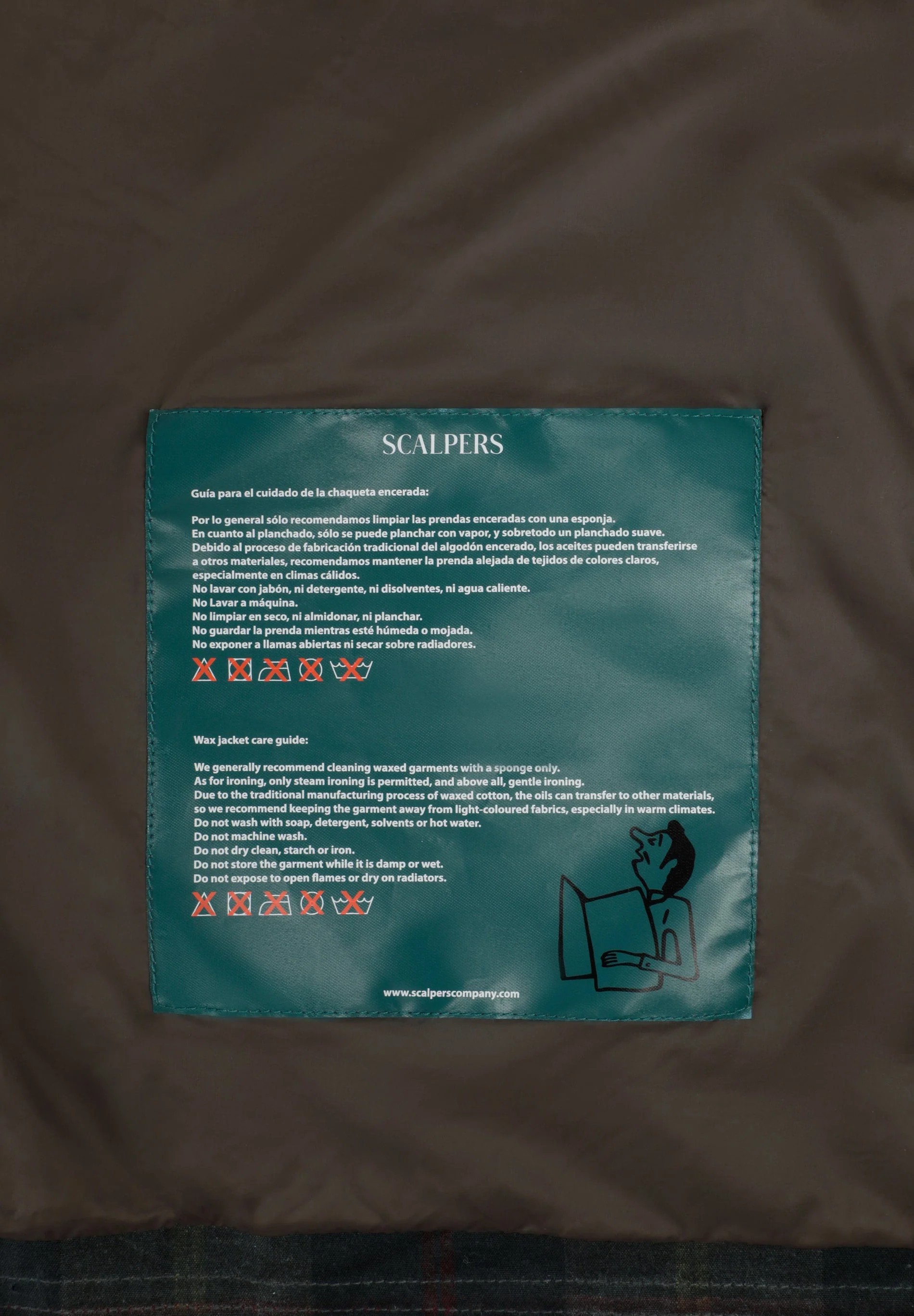 CHECK WAXED JACKET - Image 16