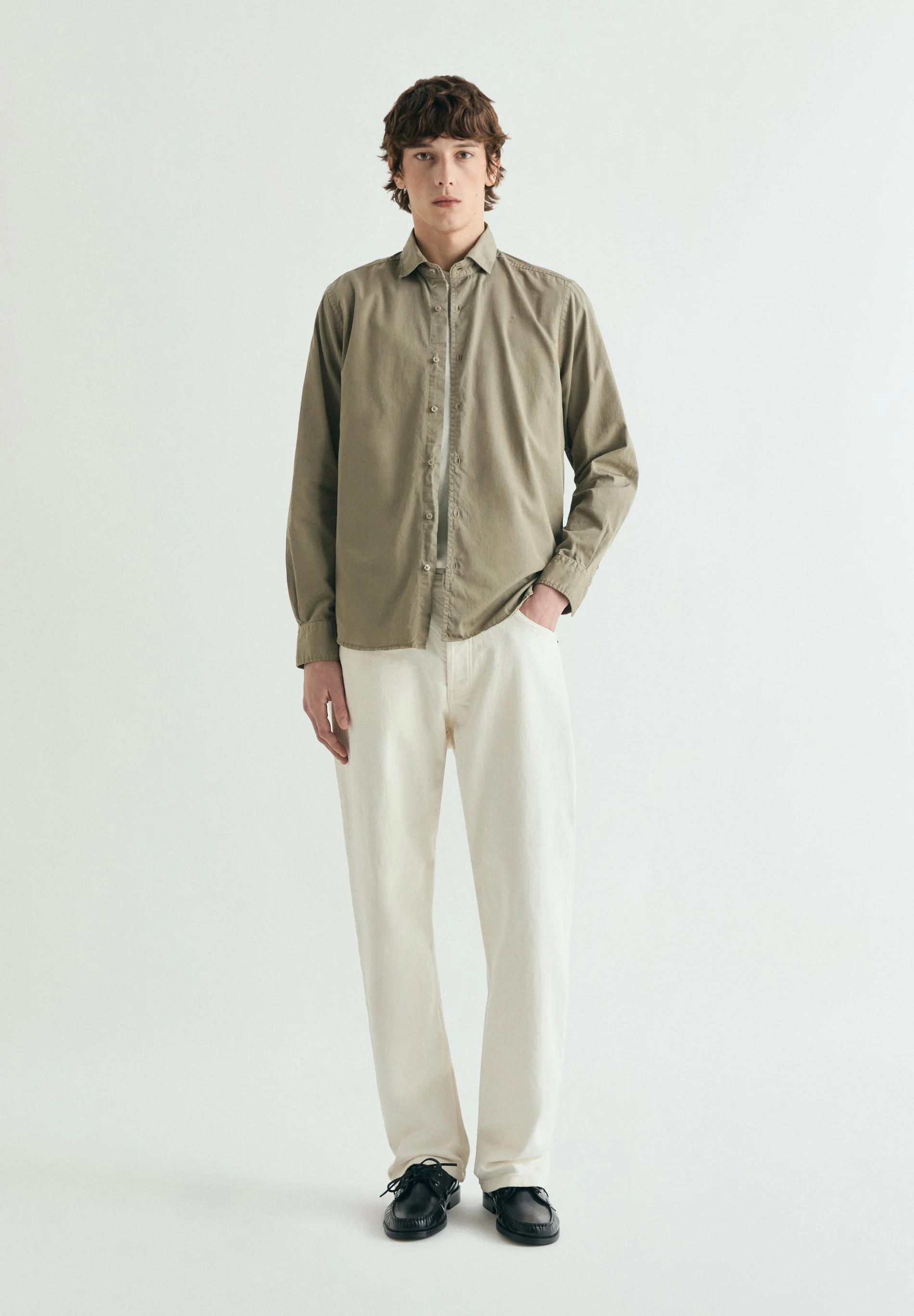 REGULAR FIT EMBROIDERED SHIRT - Image 2