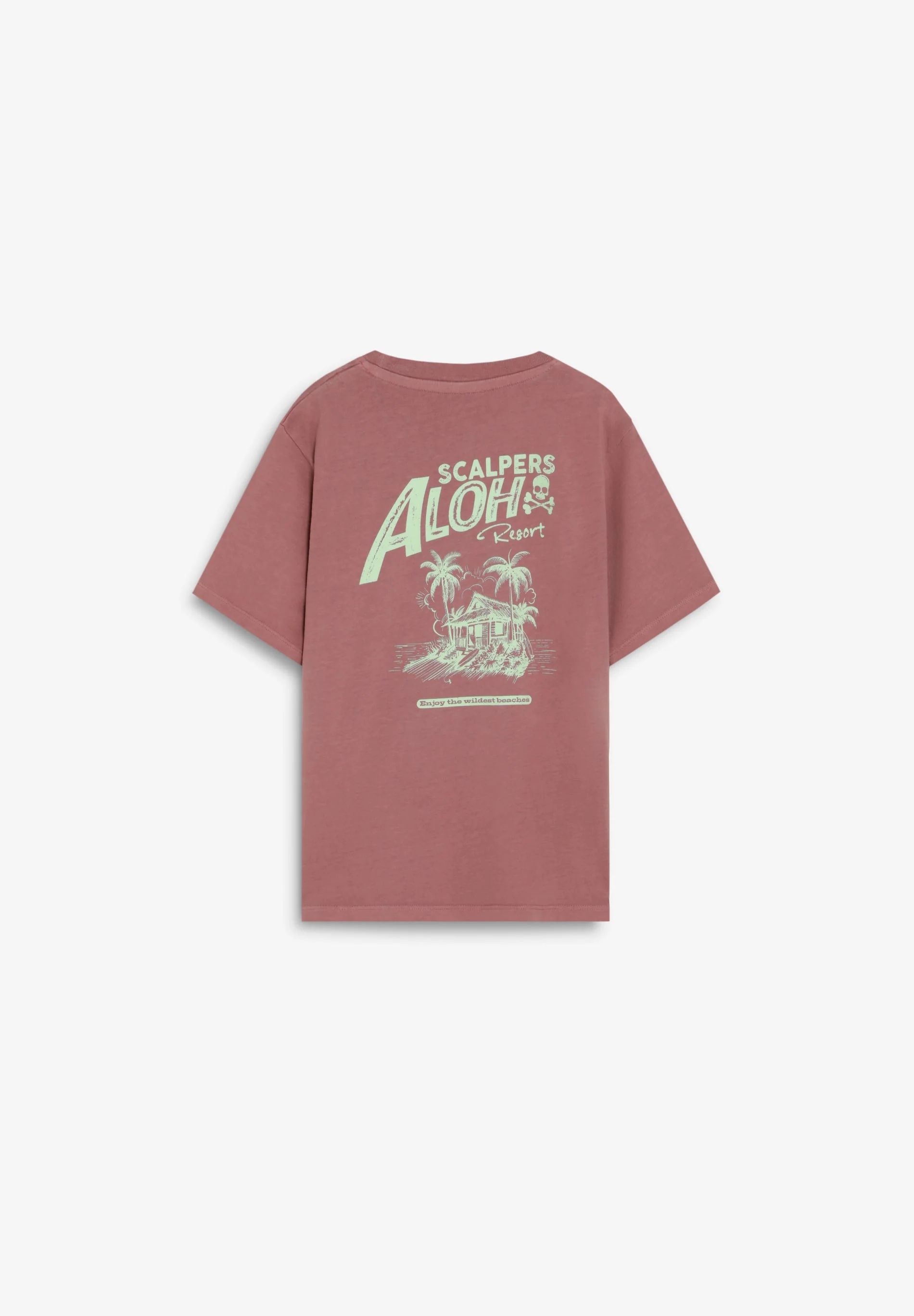ALOHA PRINT T-SHIRT