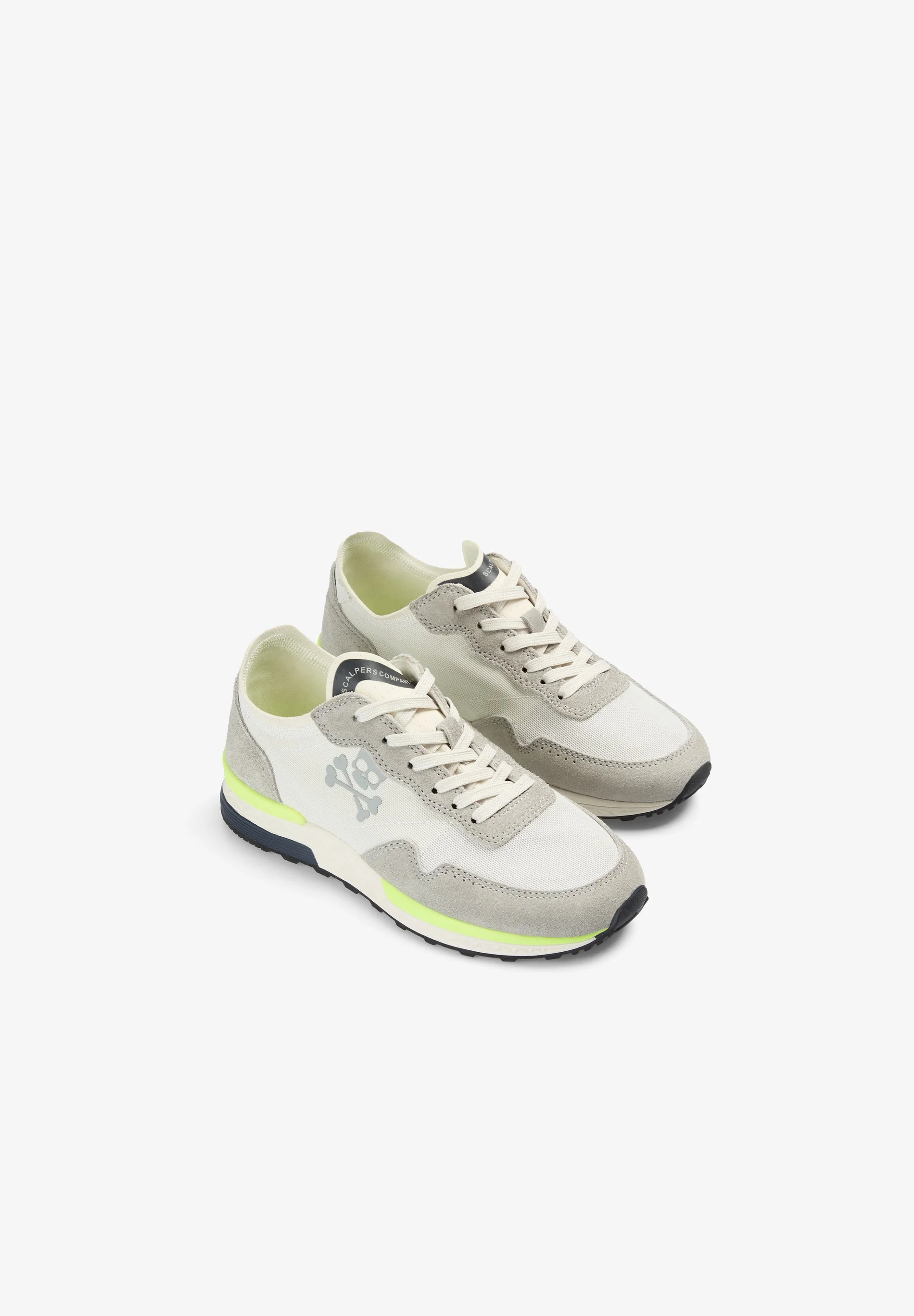 CONTRAST LIME RETRO SNEAKERS - Image 2