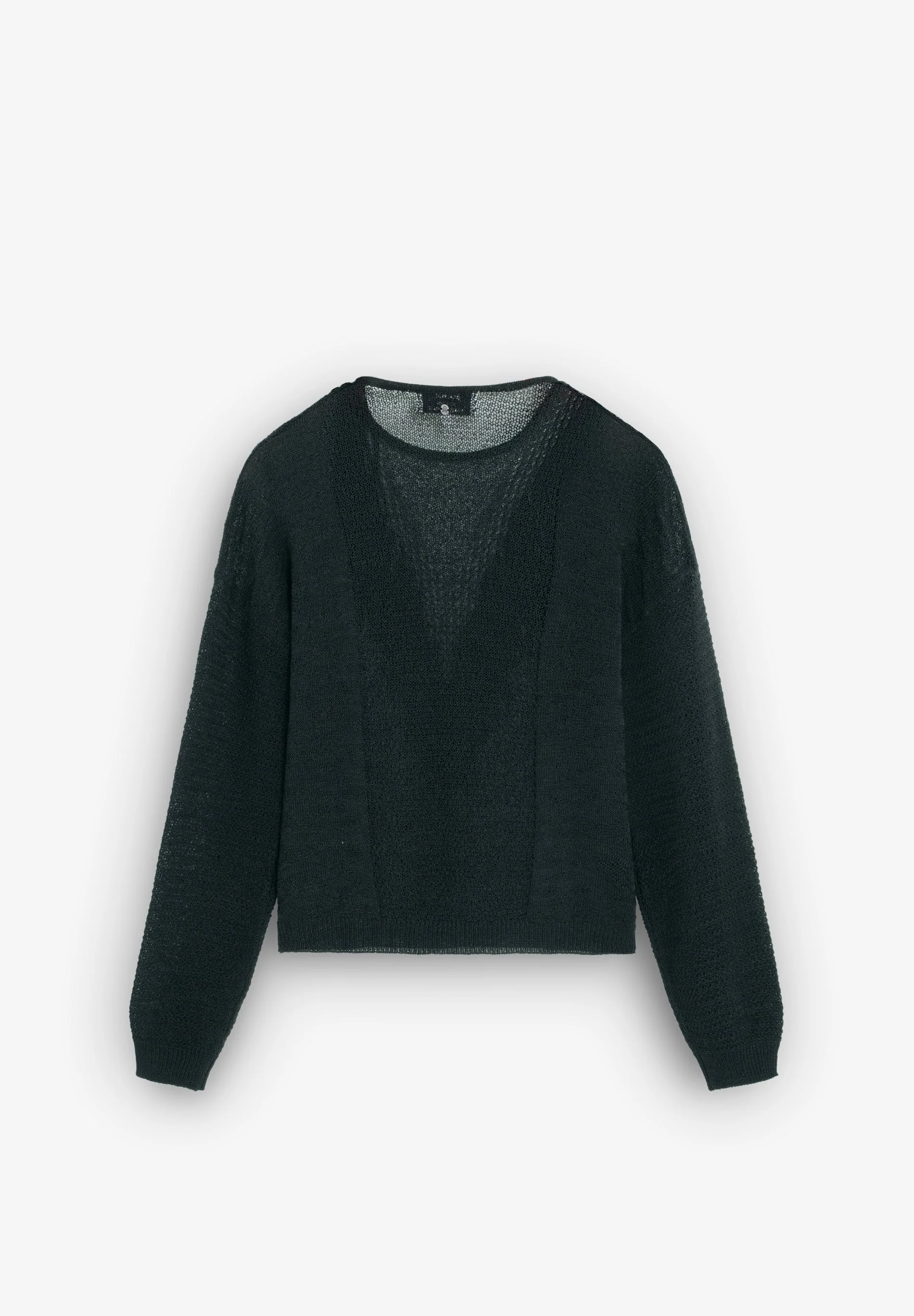 OPENWORK JUMPER WITH FRINGES - Image 8