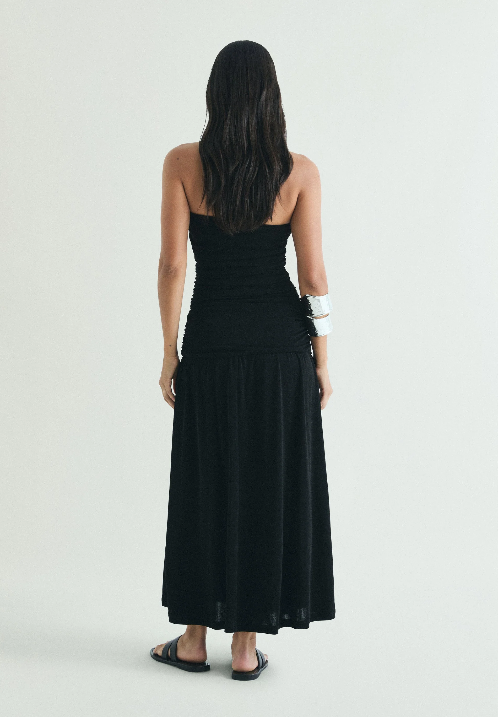 GATHERED KNIT DRESS - Image 5