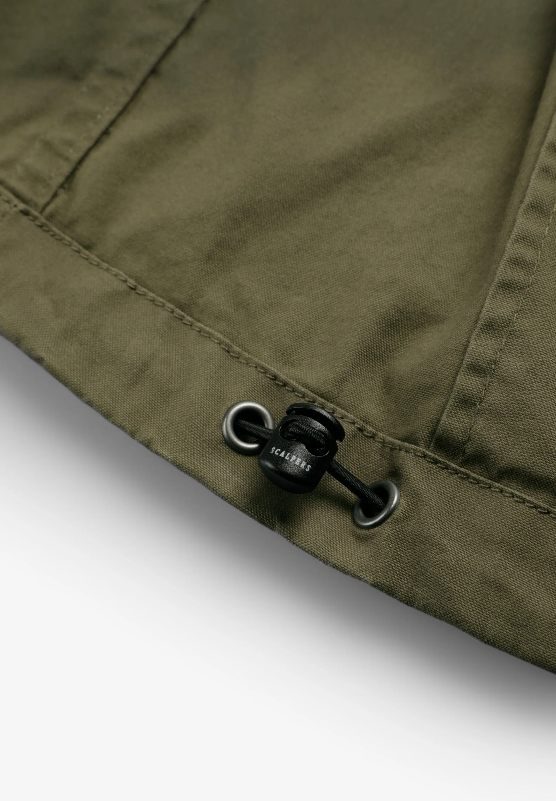 MILITARY JACKET WITH CONCEALED HOOD - Image 9
