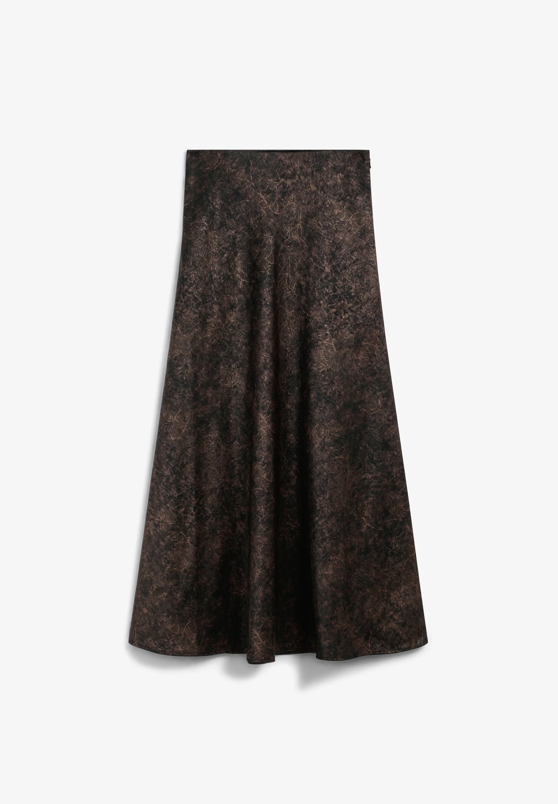 MARBLEISED SATIN SKIRT - Image 4