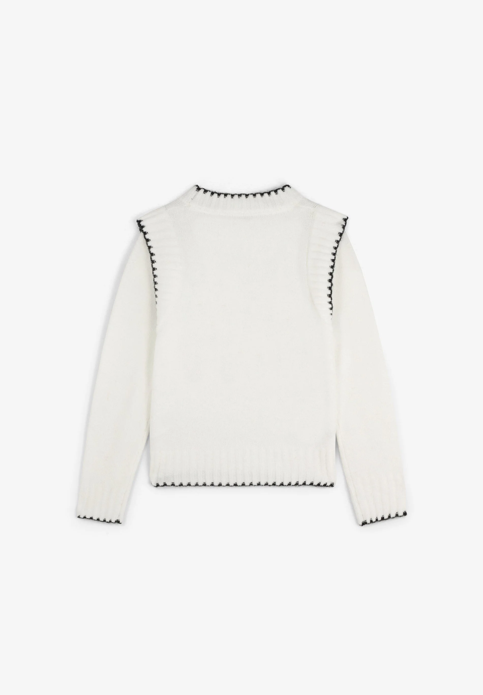CONTRAST KNIT SWEATER - Image 8