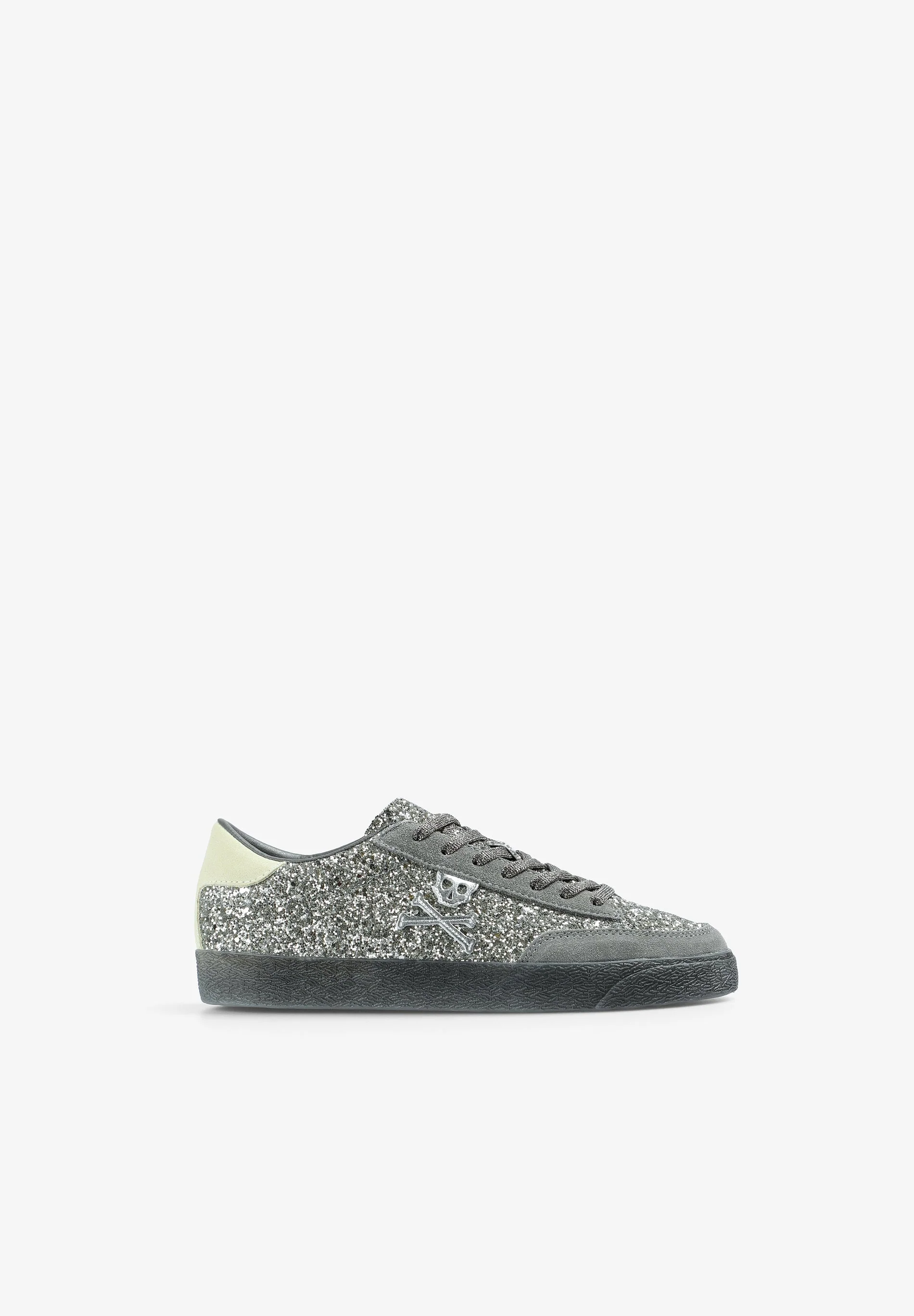 GLITTER SKULL SNEAKERS - Image 2