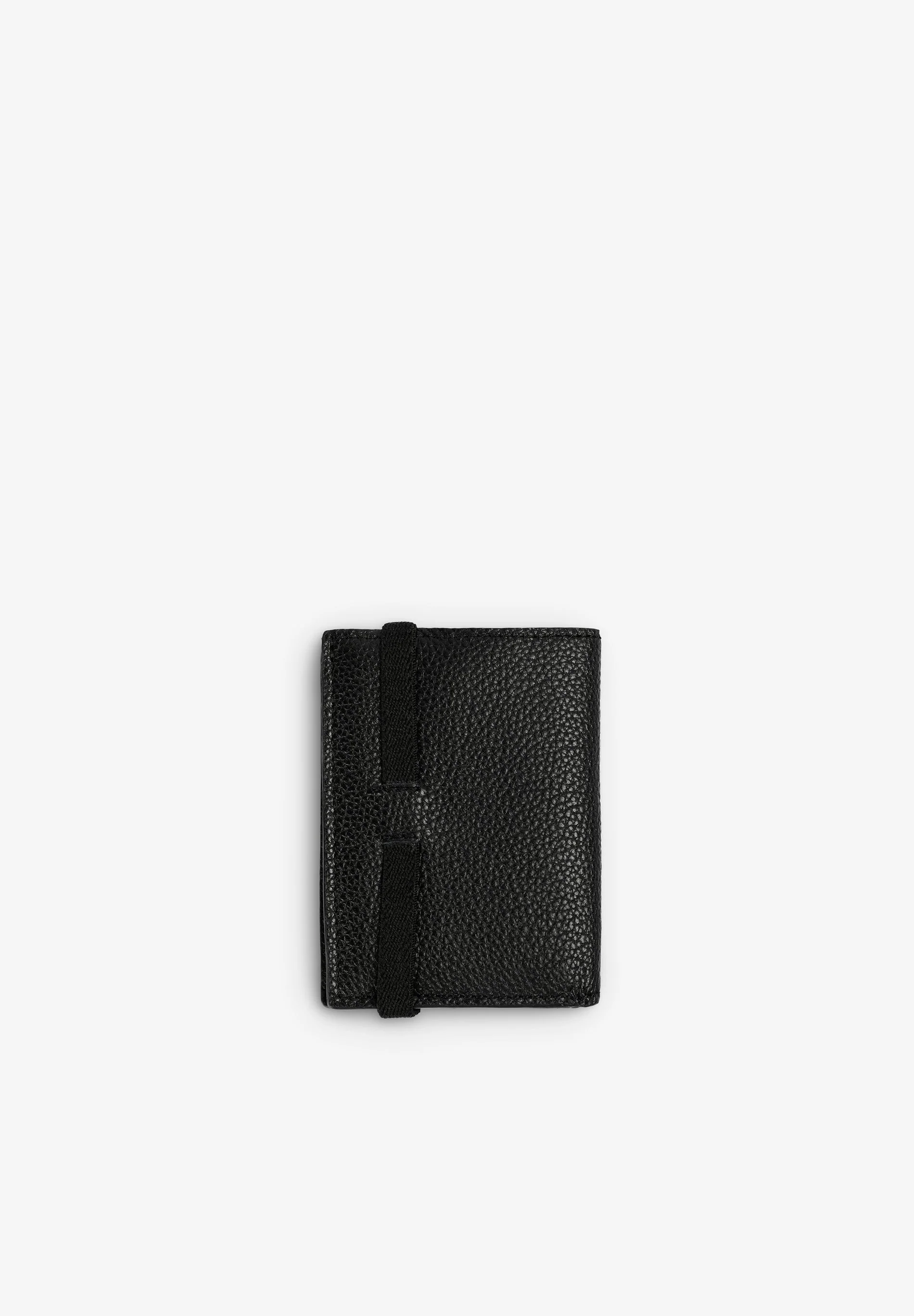 LEATHER WALLET WITH ELASTIC CLOSURE - Image 3
