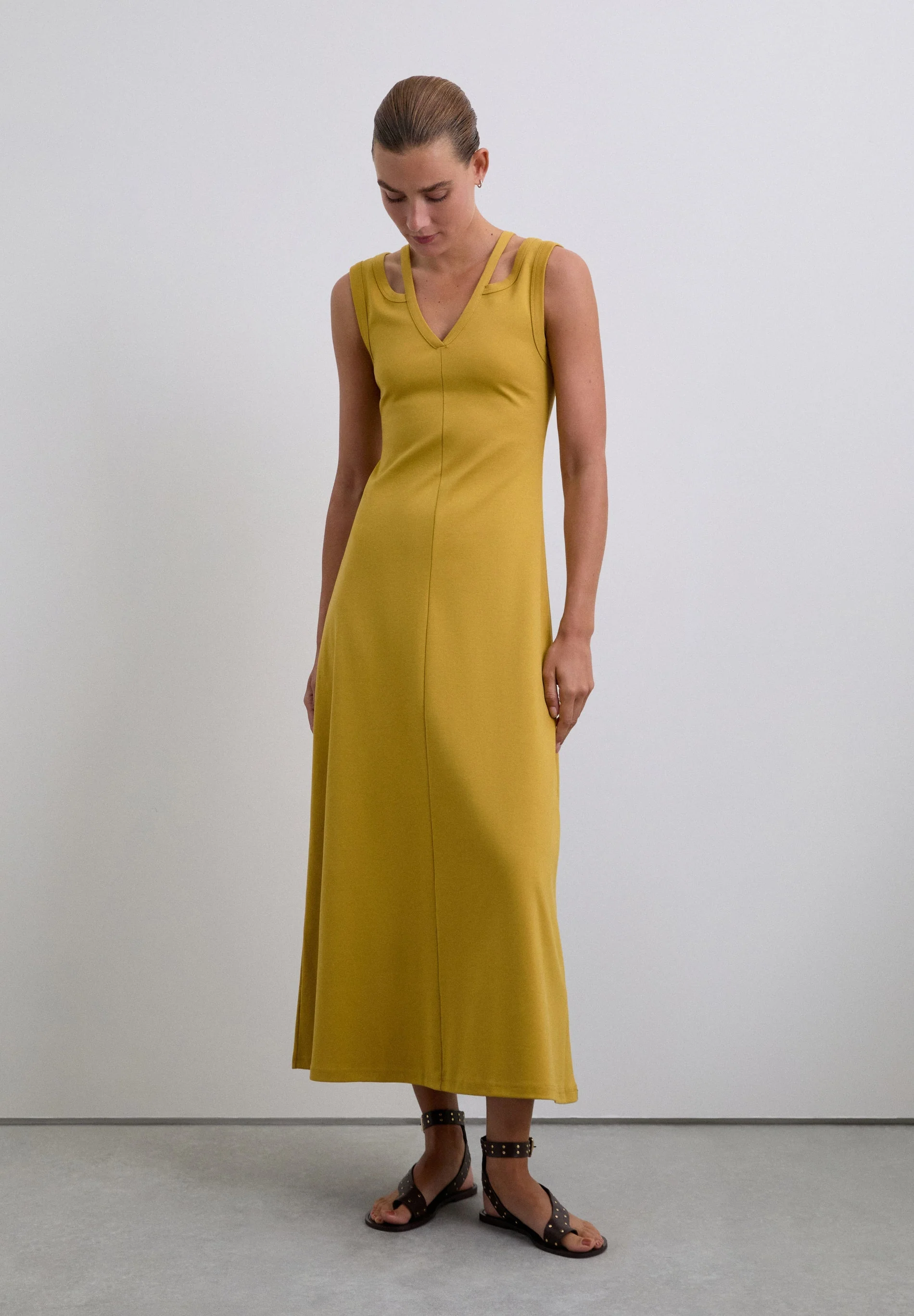 MIDI CUT-OUT DRESS - Image 3