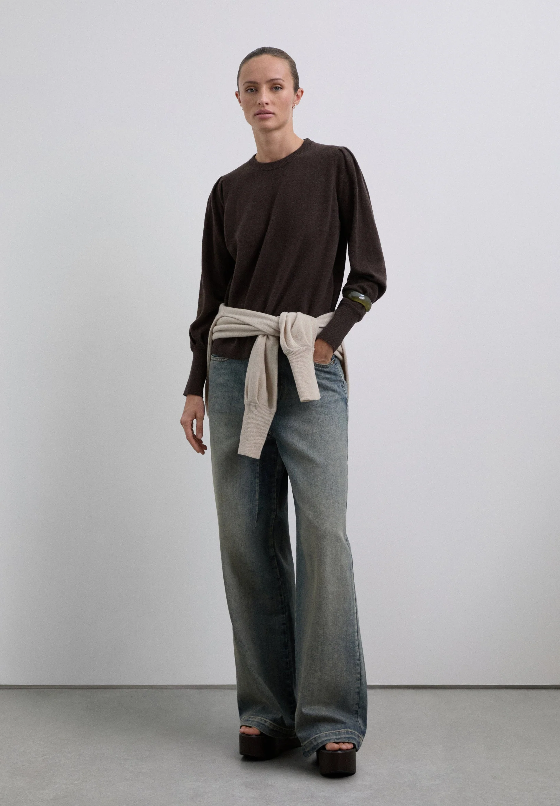 SWEATER WITH PUFFED SLEEVES - Image 3