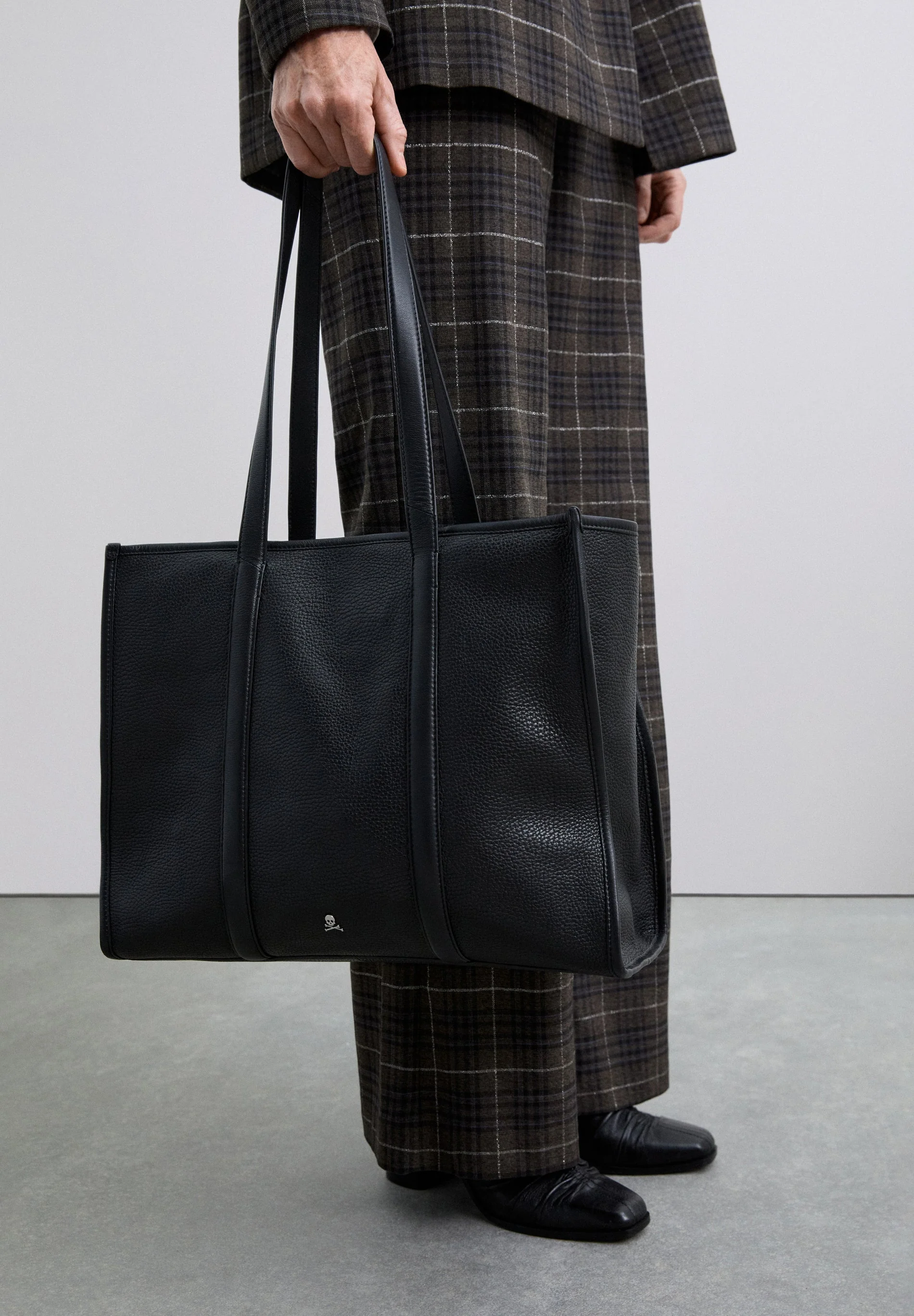 STRAIGHT CUT CHECK TROUSERS - Image 6