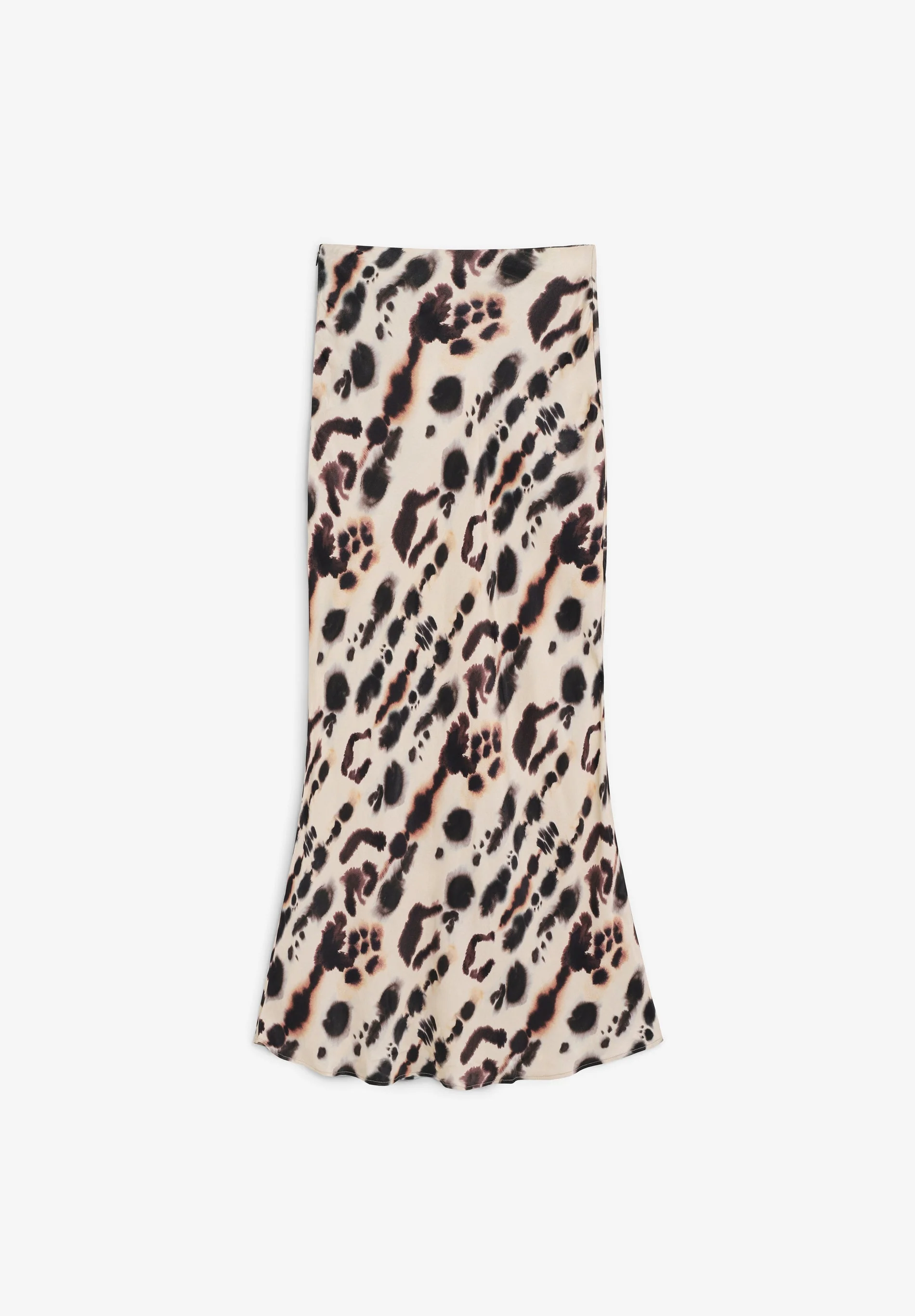 FLOWING SATIN MIDI SKIRT - Image 5