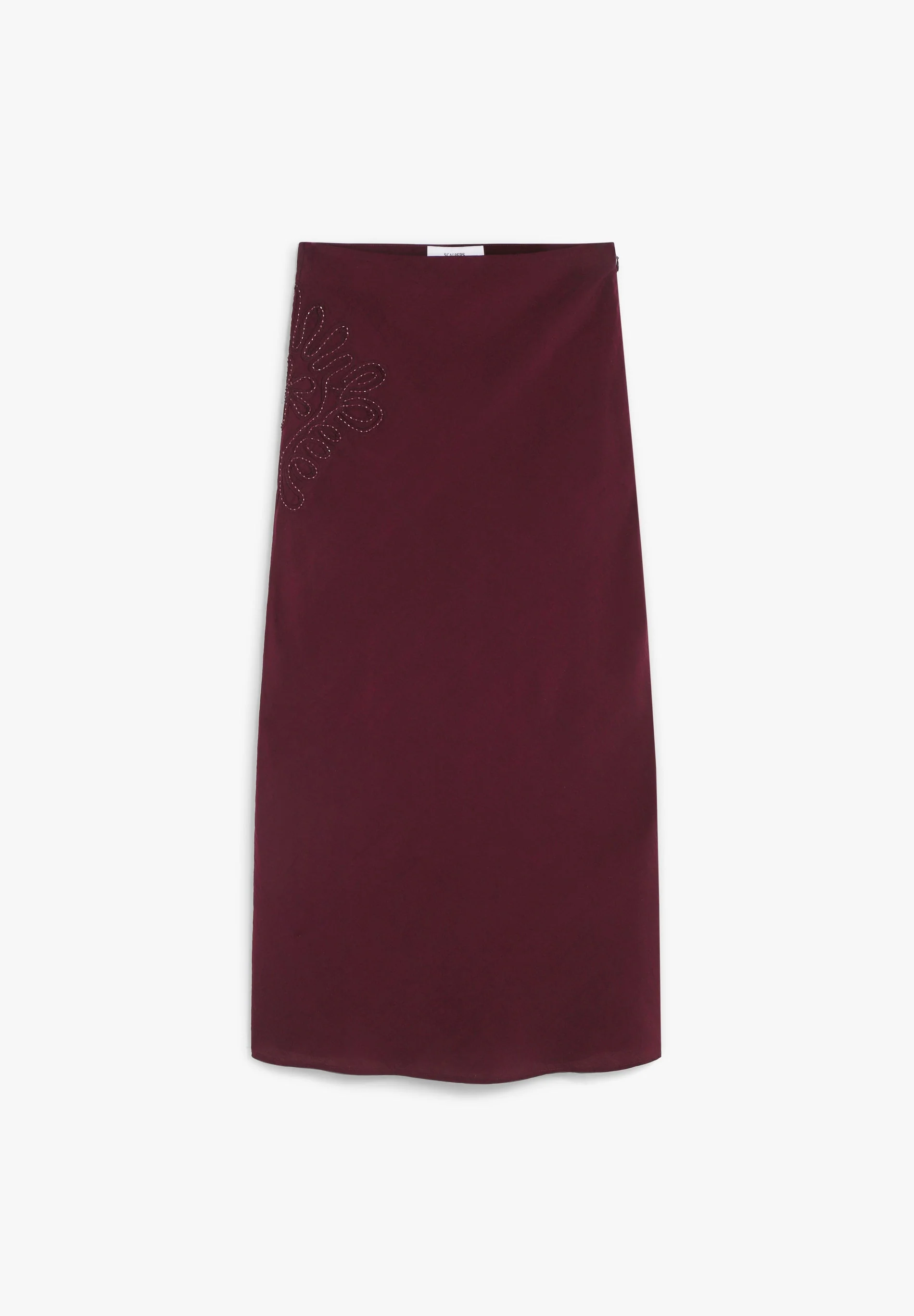 BIAS CUT SKIRT WITH EMBROIDERY - Image 4