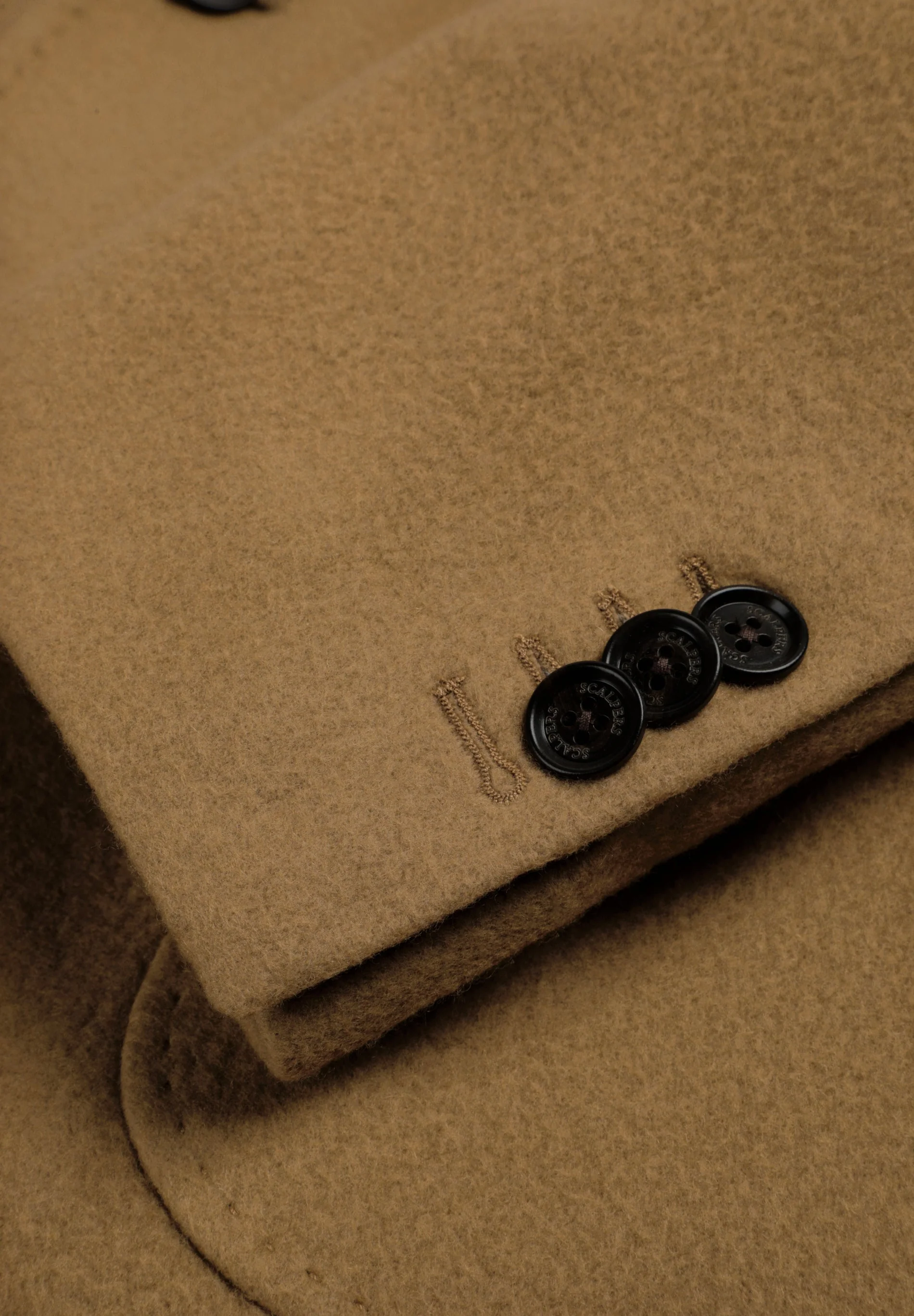 LONG WOOL LAPEL COLLAR COAT - Image 11