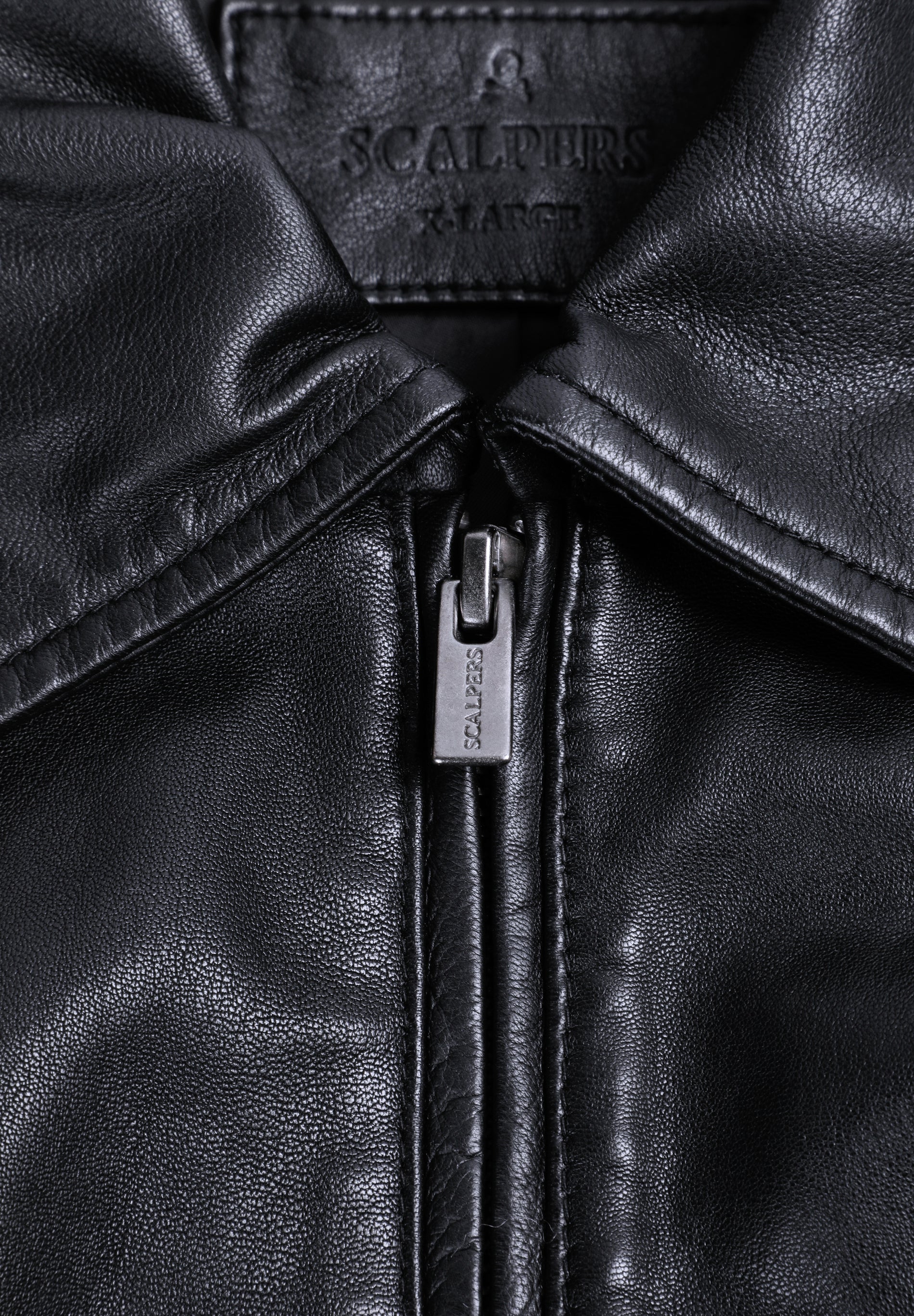 COLLARED LEATHER JACKET - Image 10