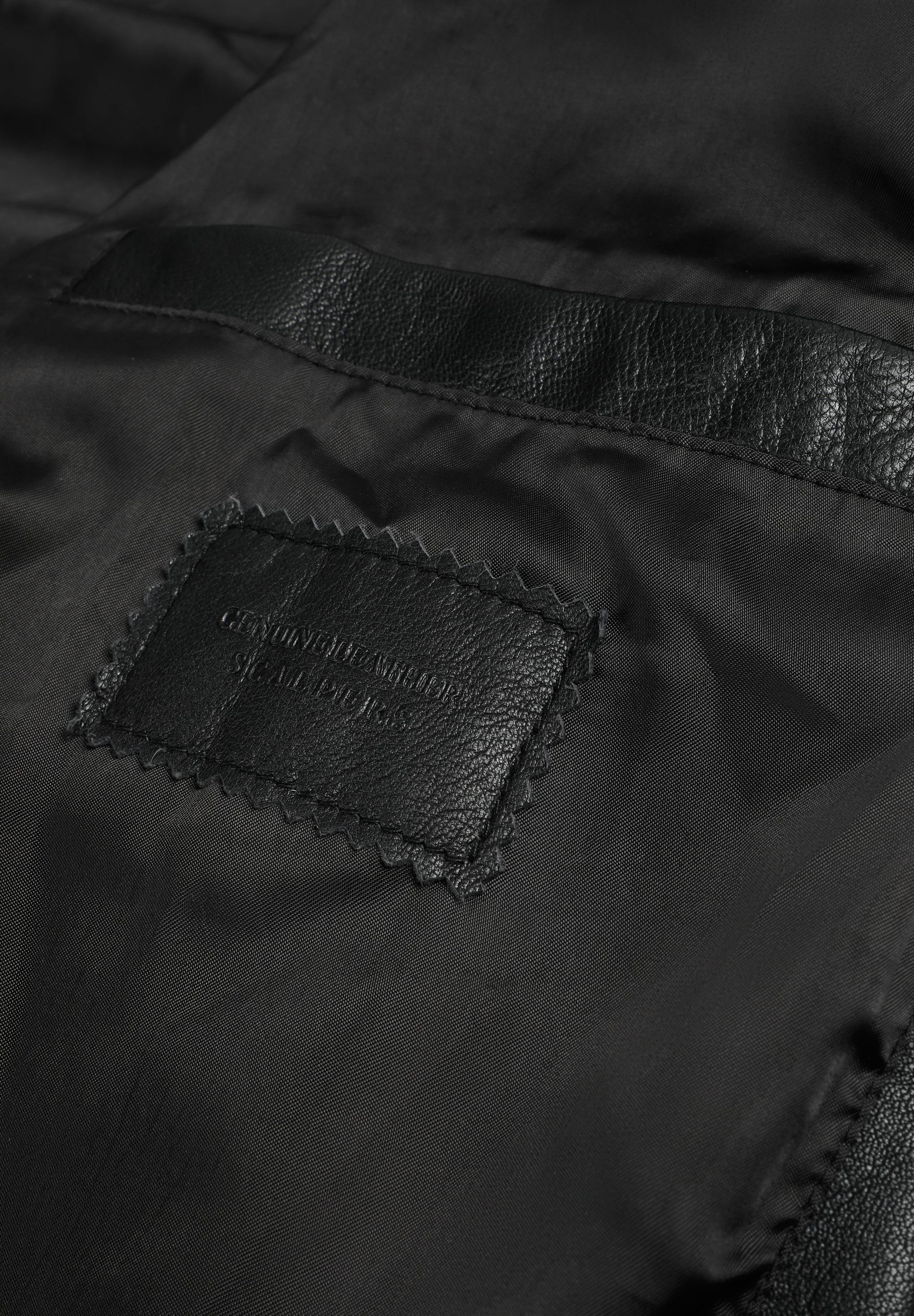 COLLARED LEATHER JACKET - Image 12