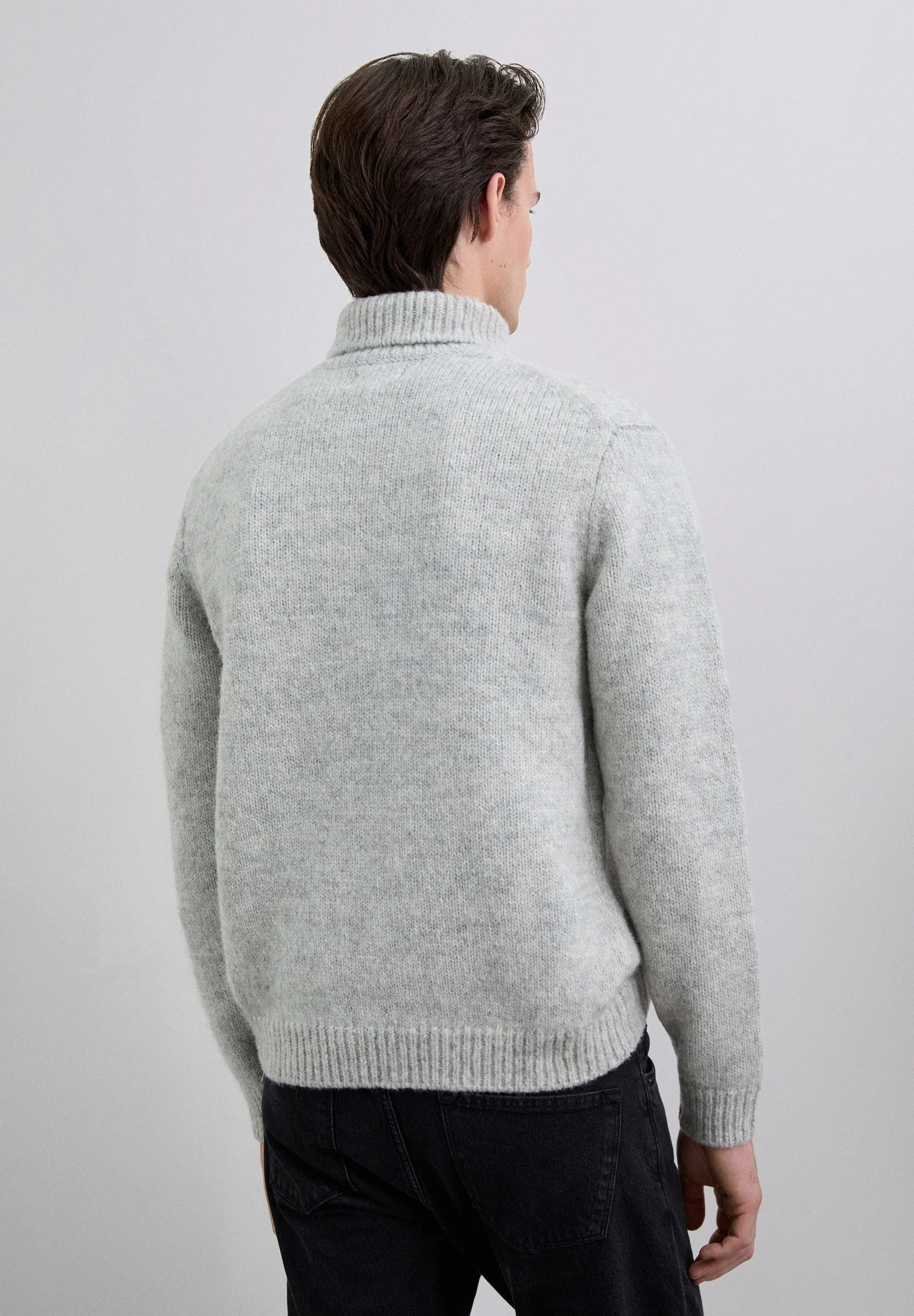 HIGH NECK WOOL SWEATER - Image 6