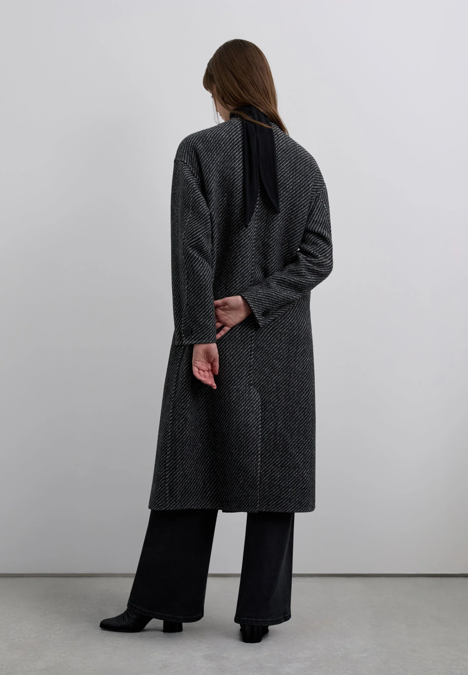 REVERSIBLE WOOL BLEND COAT - Image 9