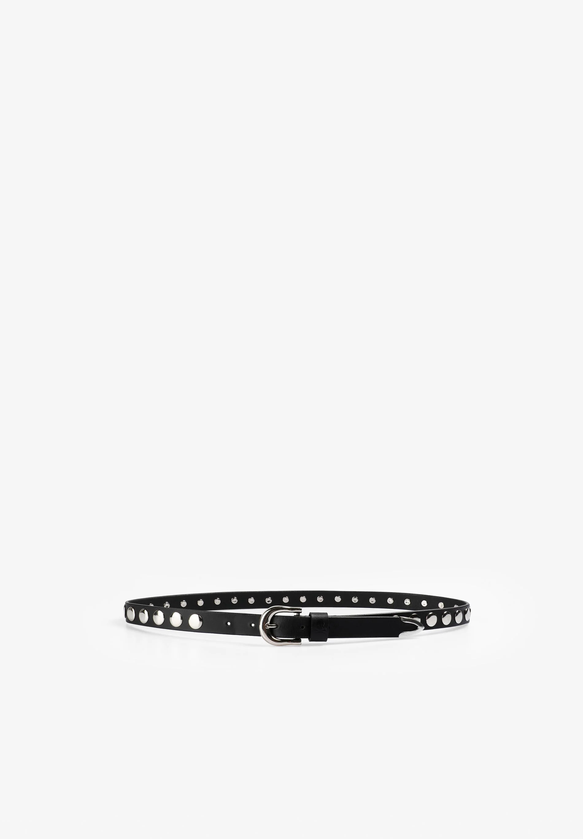CLASSIC STUDDED LEATHER BELT - Image 3