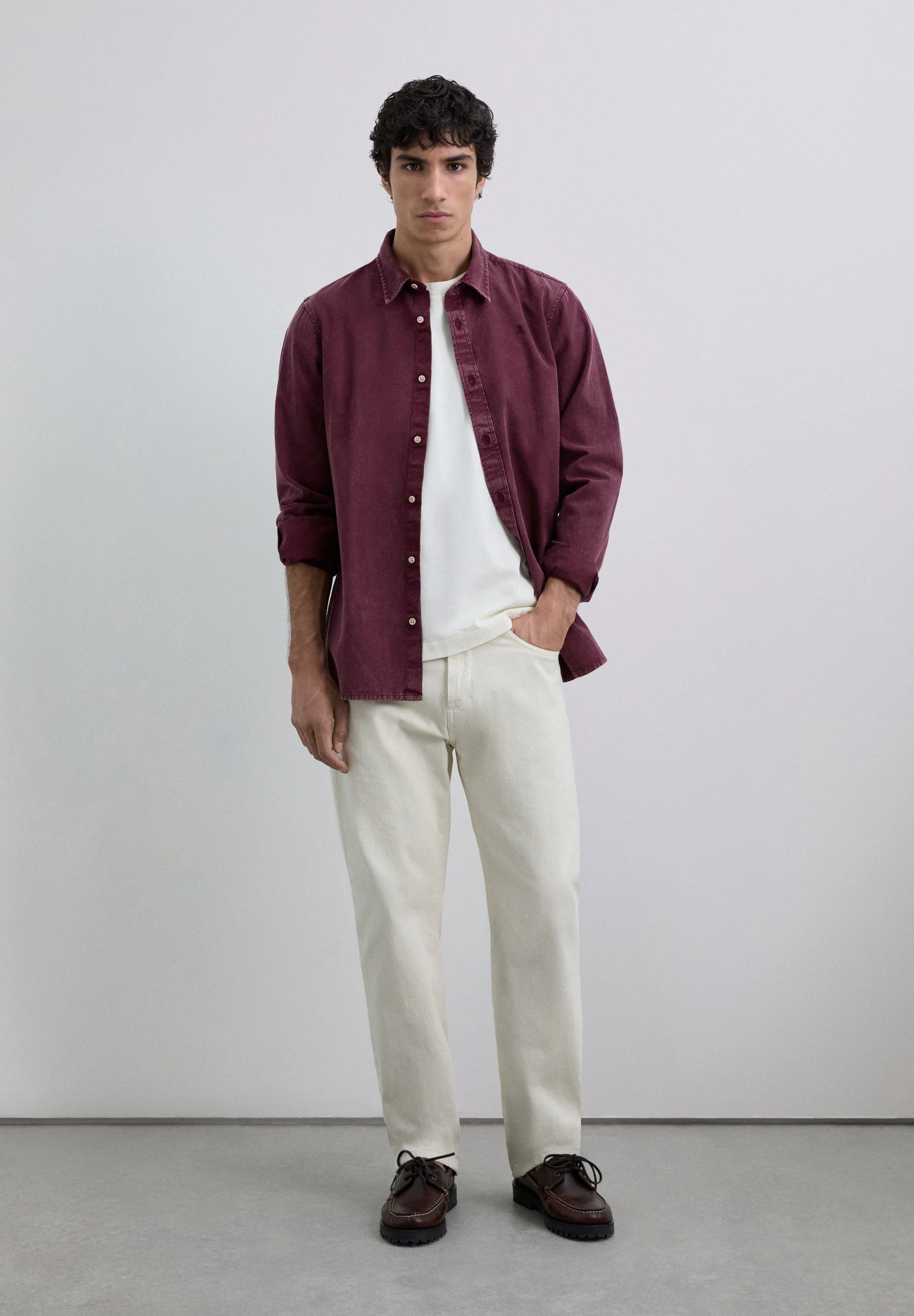 DENIM COTTON SHIRT - Image 3