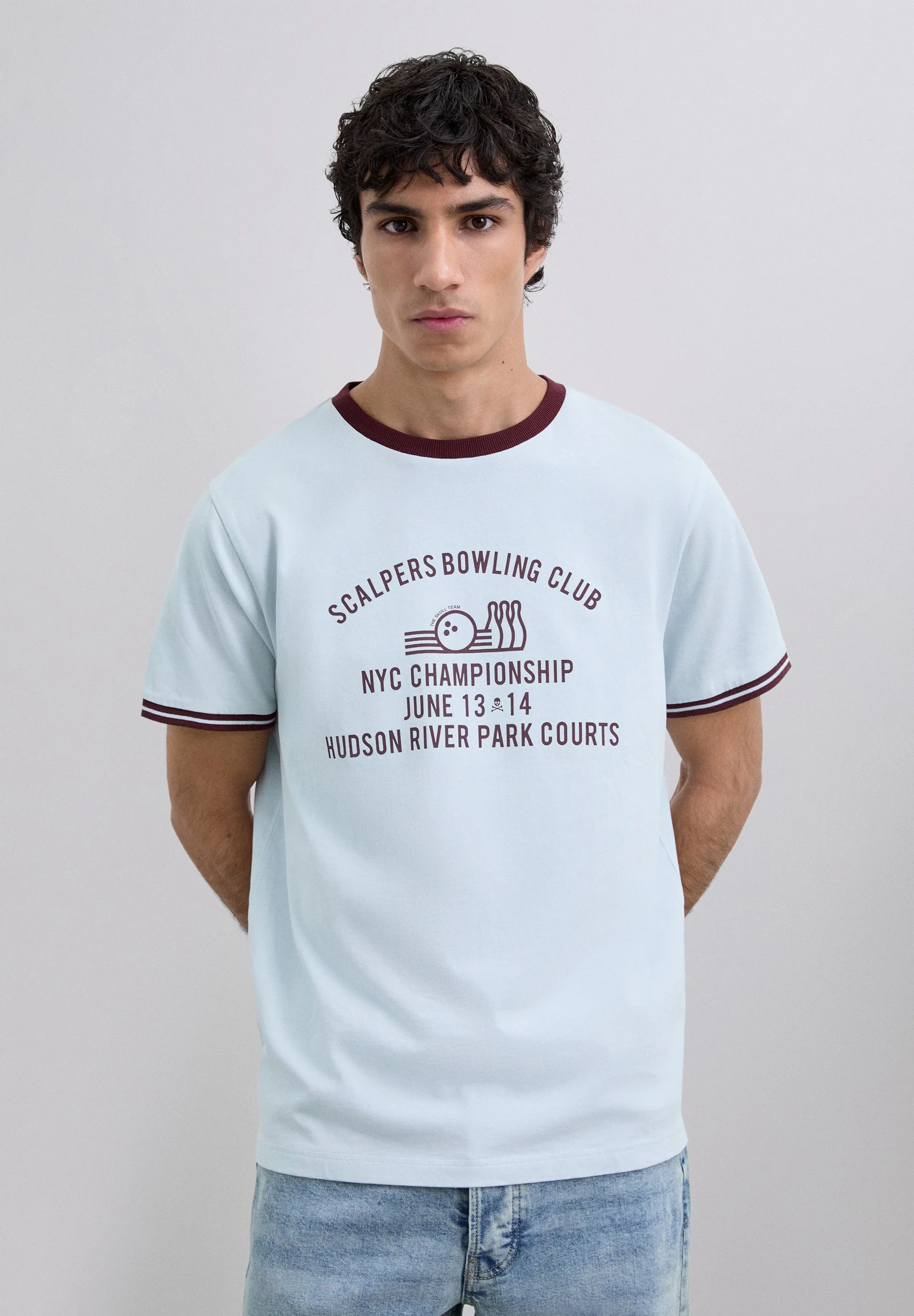 CONTRAST PRINT T-SHIRT - Image 4
