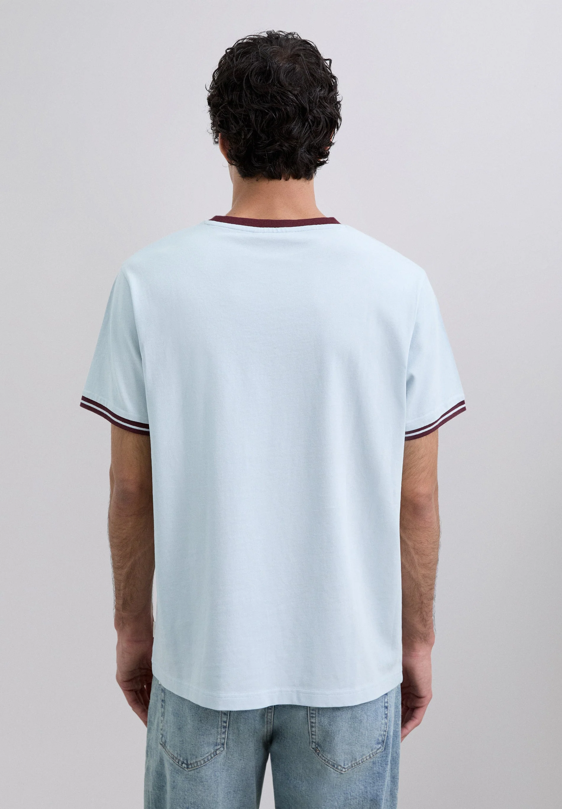 CONTRAST PRINT T-SHIRT - Image 6