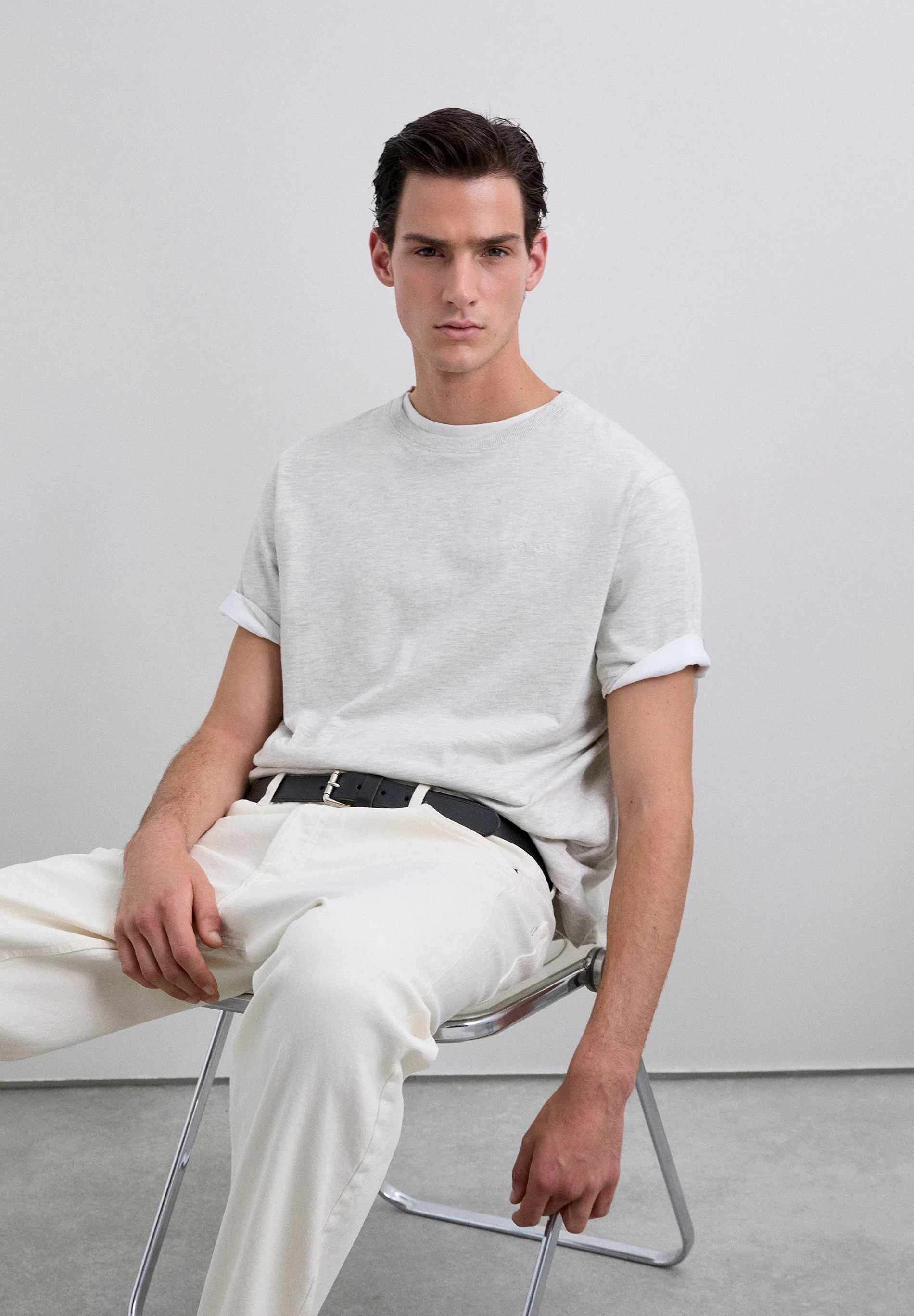 FADED EMBROIDERED T-SHIRT - Image 2