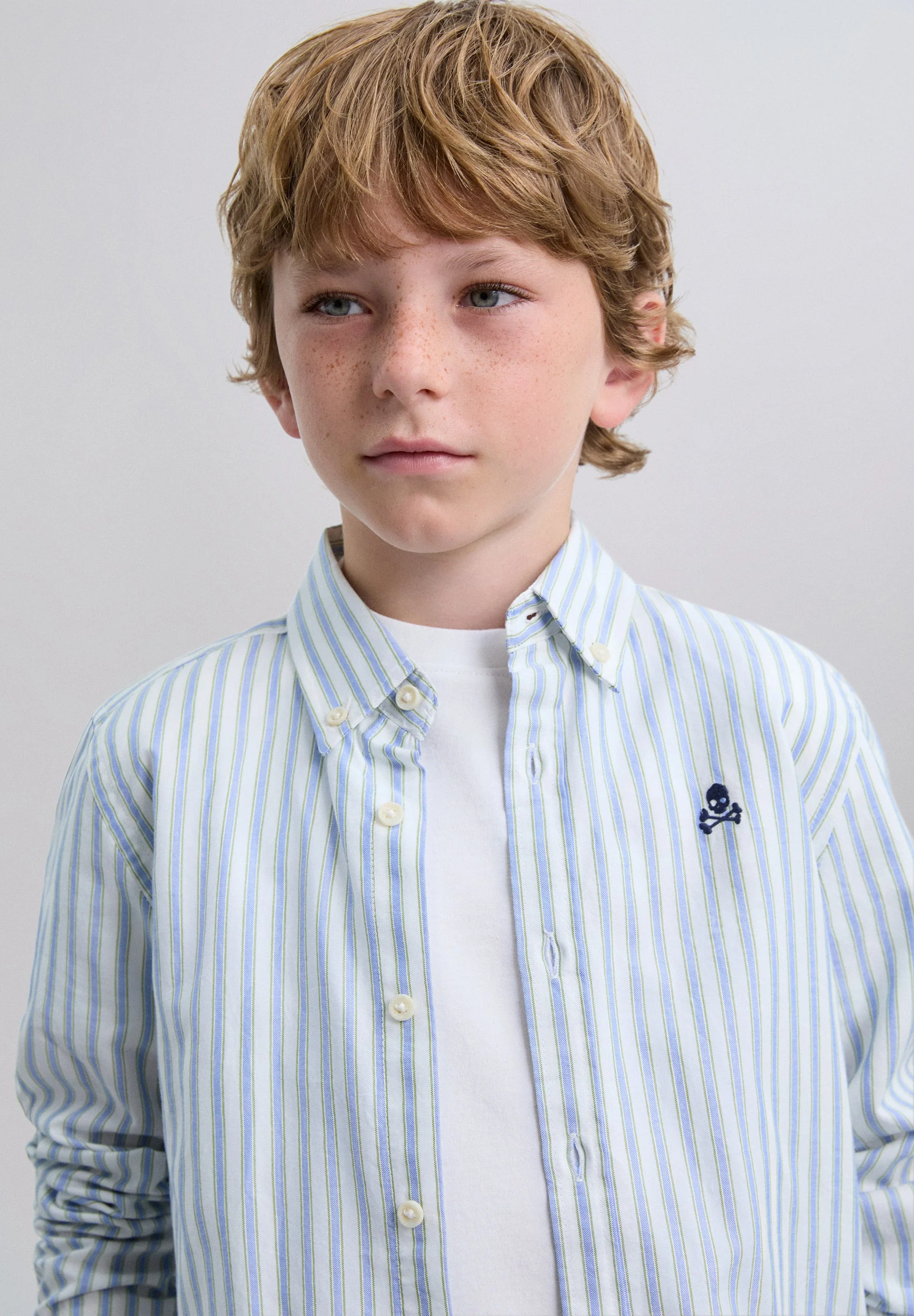 STRIPED SKULL SHIRT - Image 3
