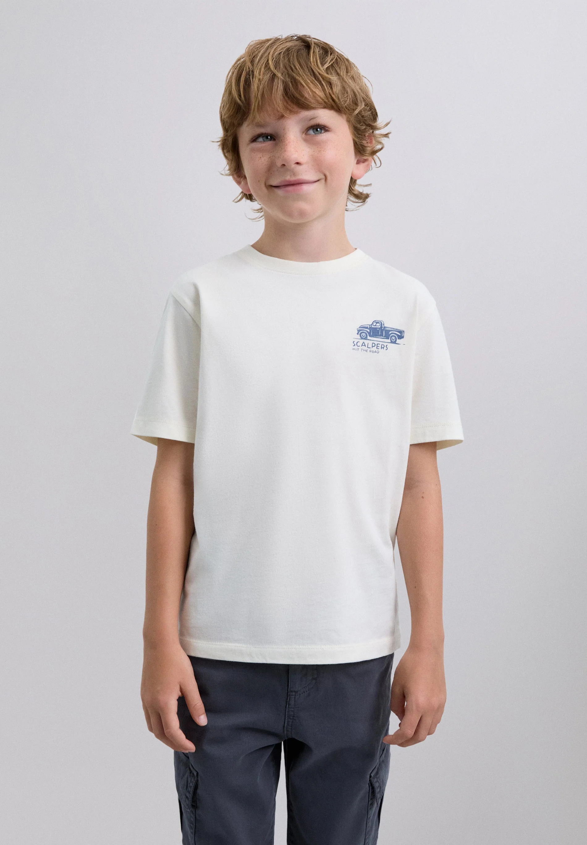 T-SHIRT WITH LOGO PRINT - Image 4