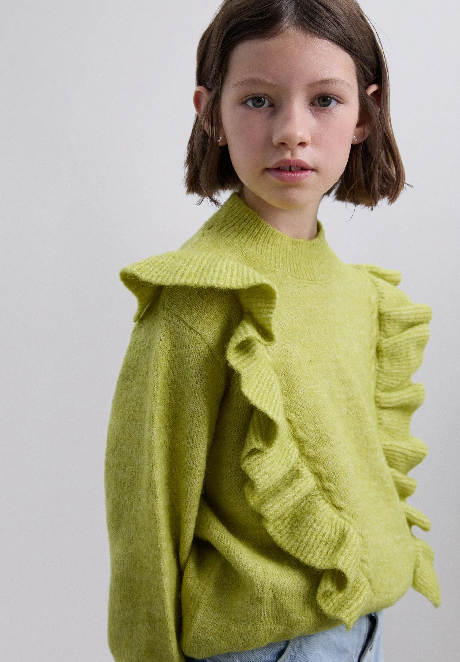 SWEATER WITH RUFFLES - Image 2