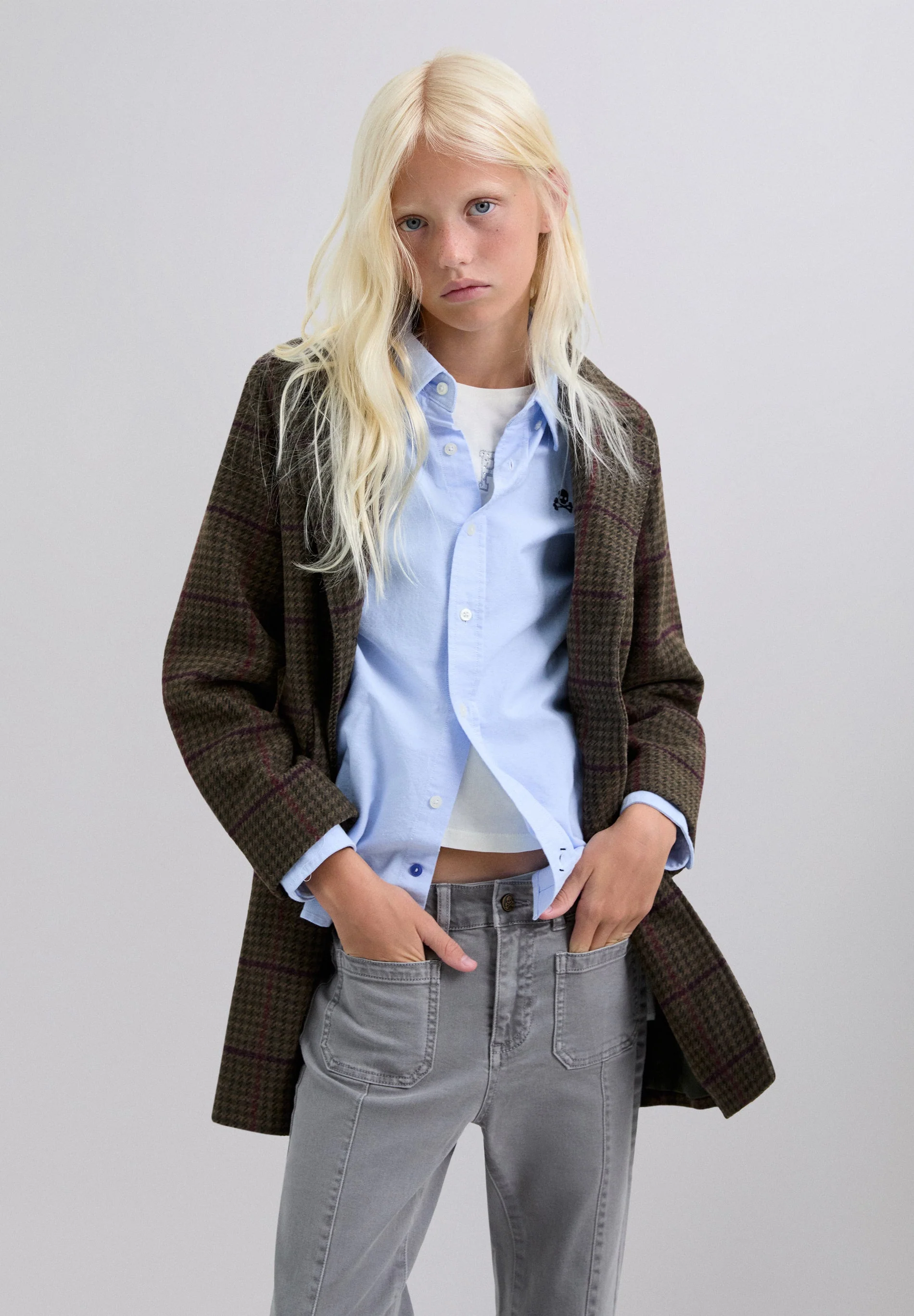 CHECK CLOTH COAT - Image 6