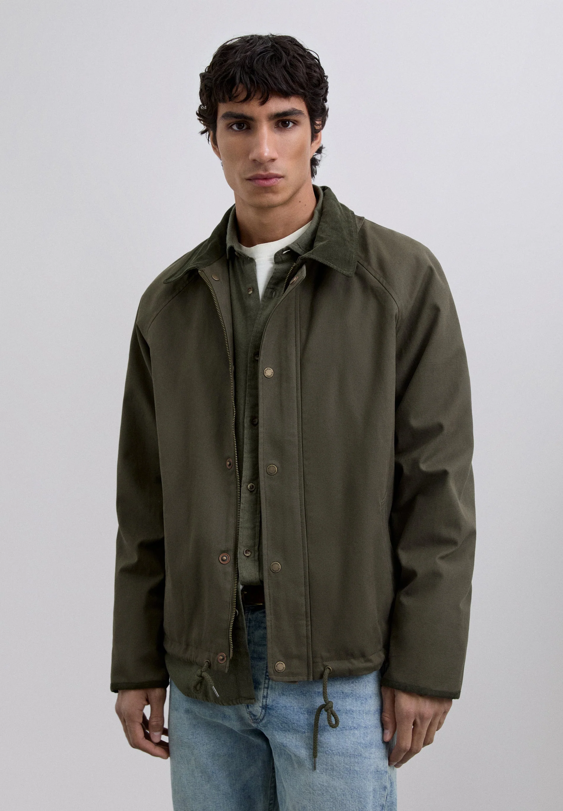 COTTON JACKET WITH HOOD - Image 4