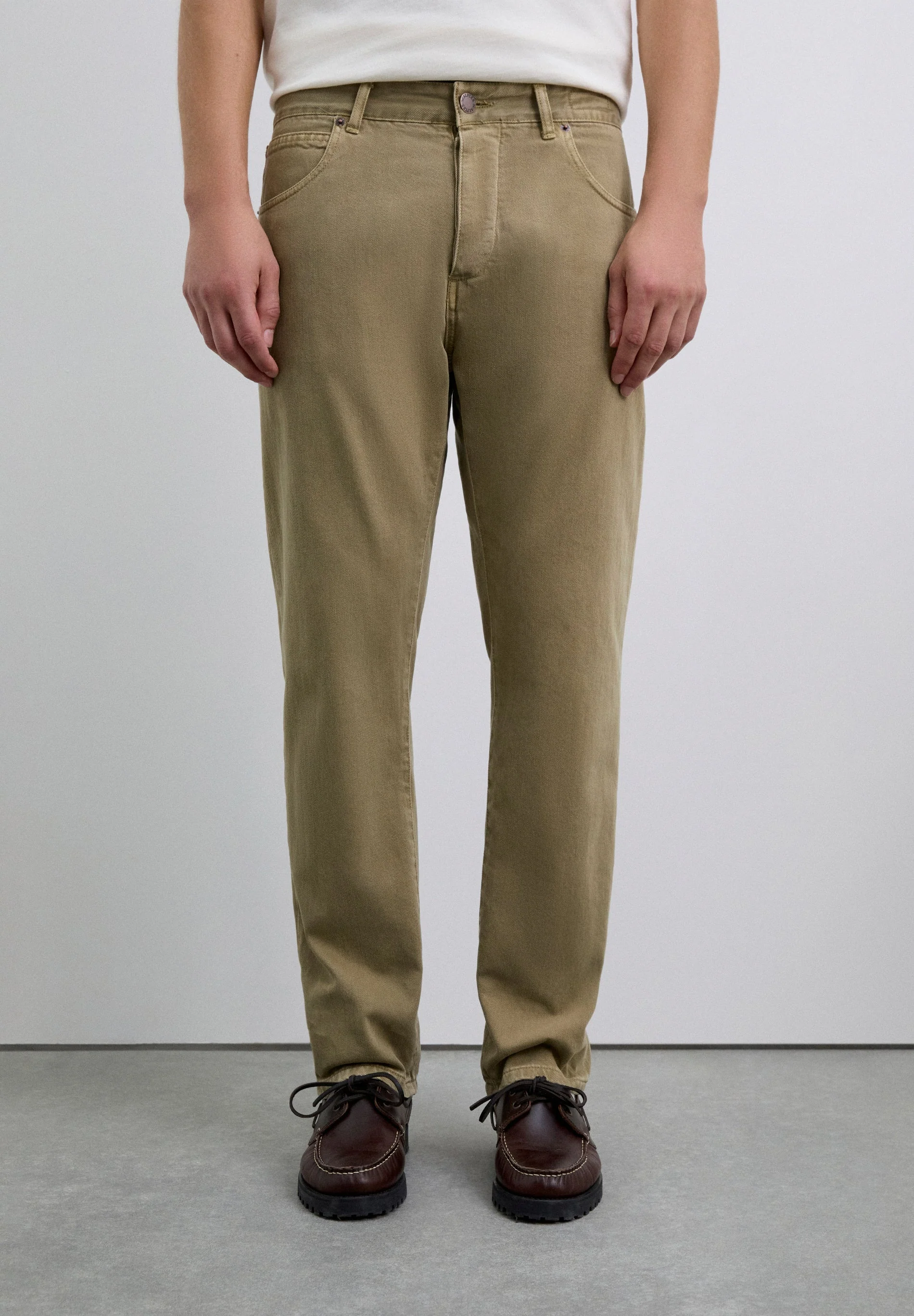 STRAIGHT COTTON TROUSERS - Image 2