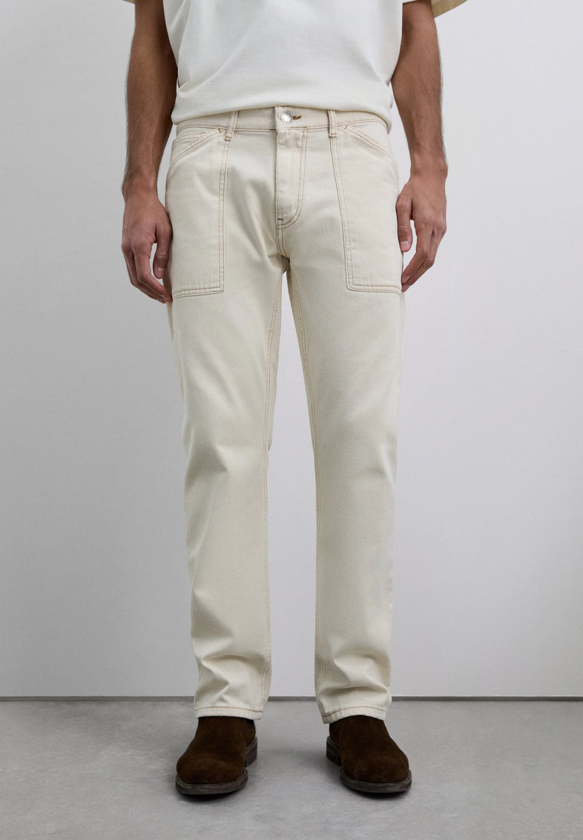 CARPENTER CROPPED FIT JEANS - Image 3