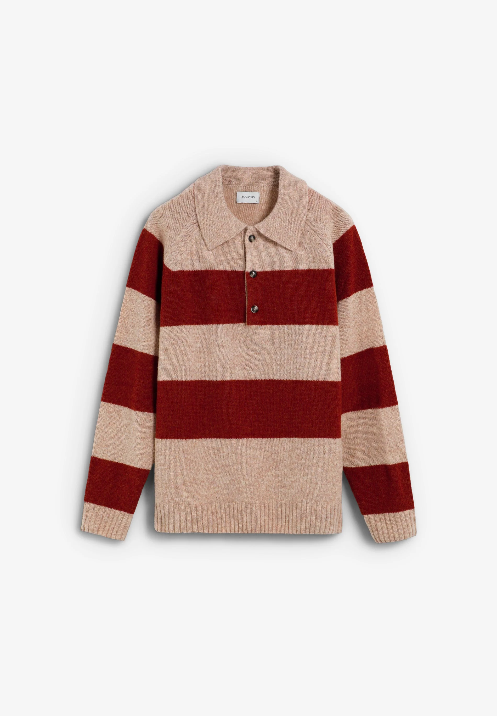 STRIPED POLO SWEATER - Image 6