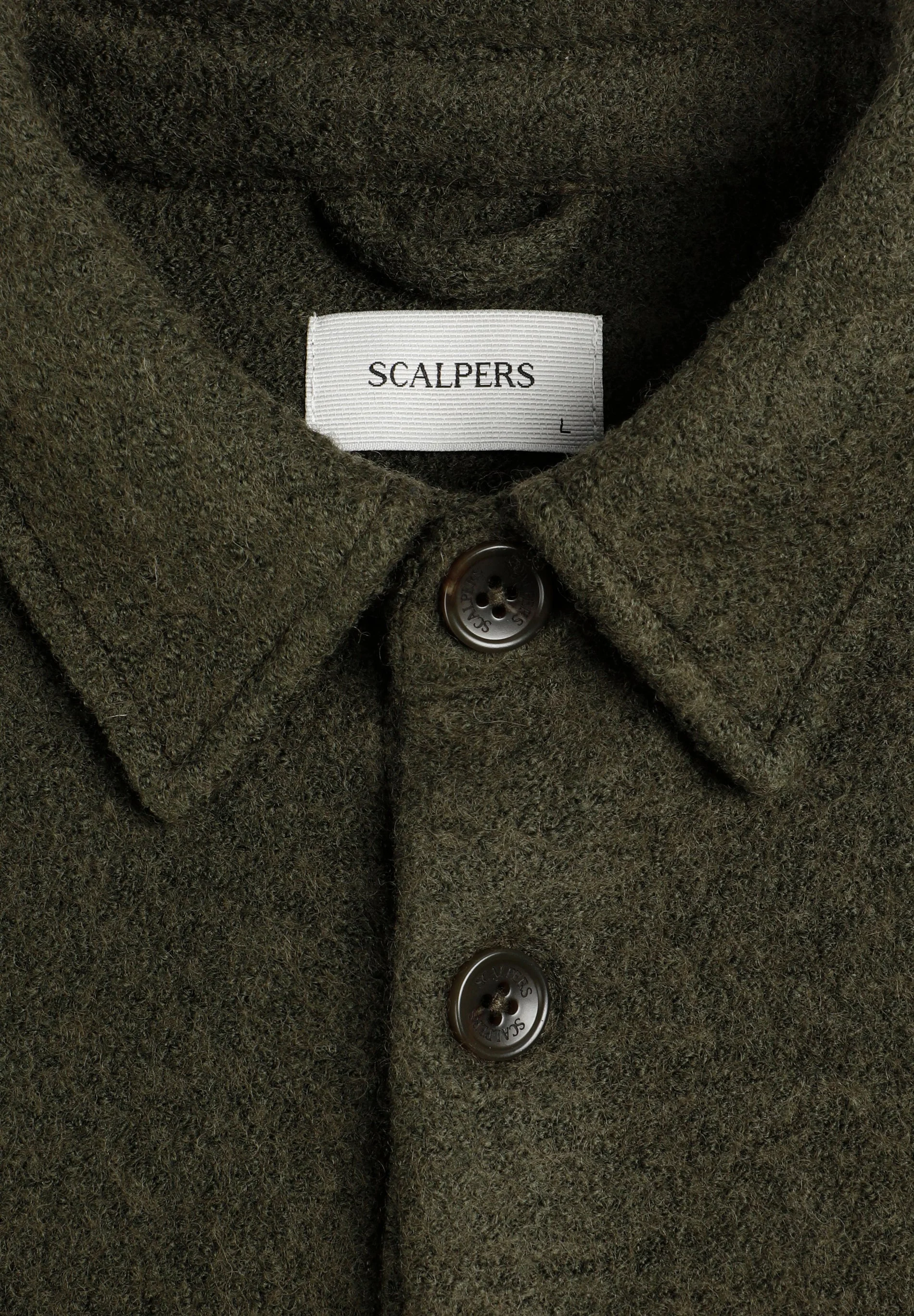 WOOL OVERSHIRT WITH POCKETS - Image 10