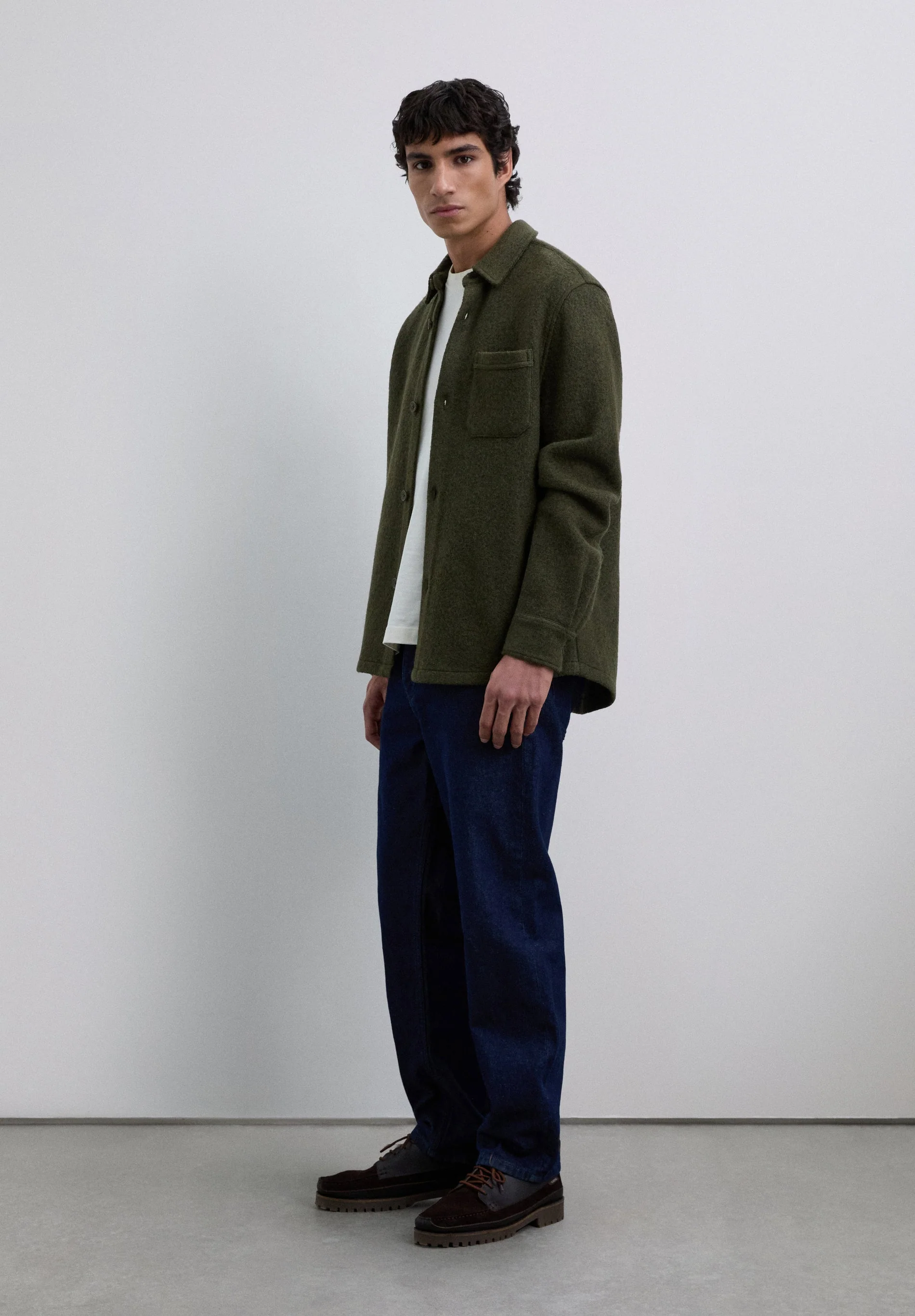 WOOL OVERSHIRT WITH POCKETS - Image 4