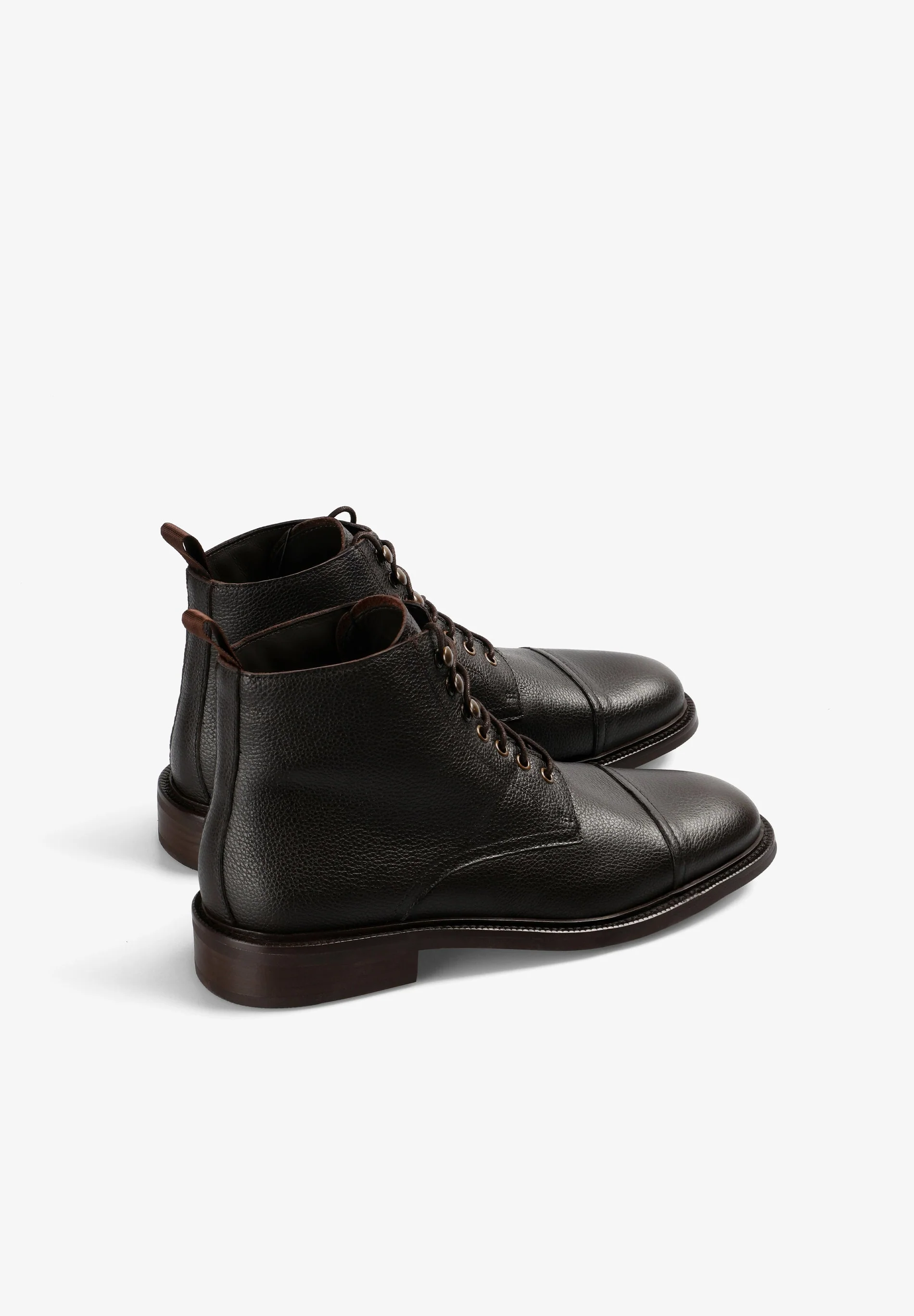 LEATHER DERBY BOOTS - Image 3
