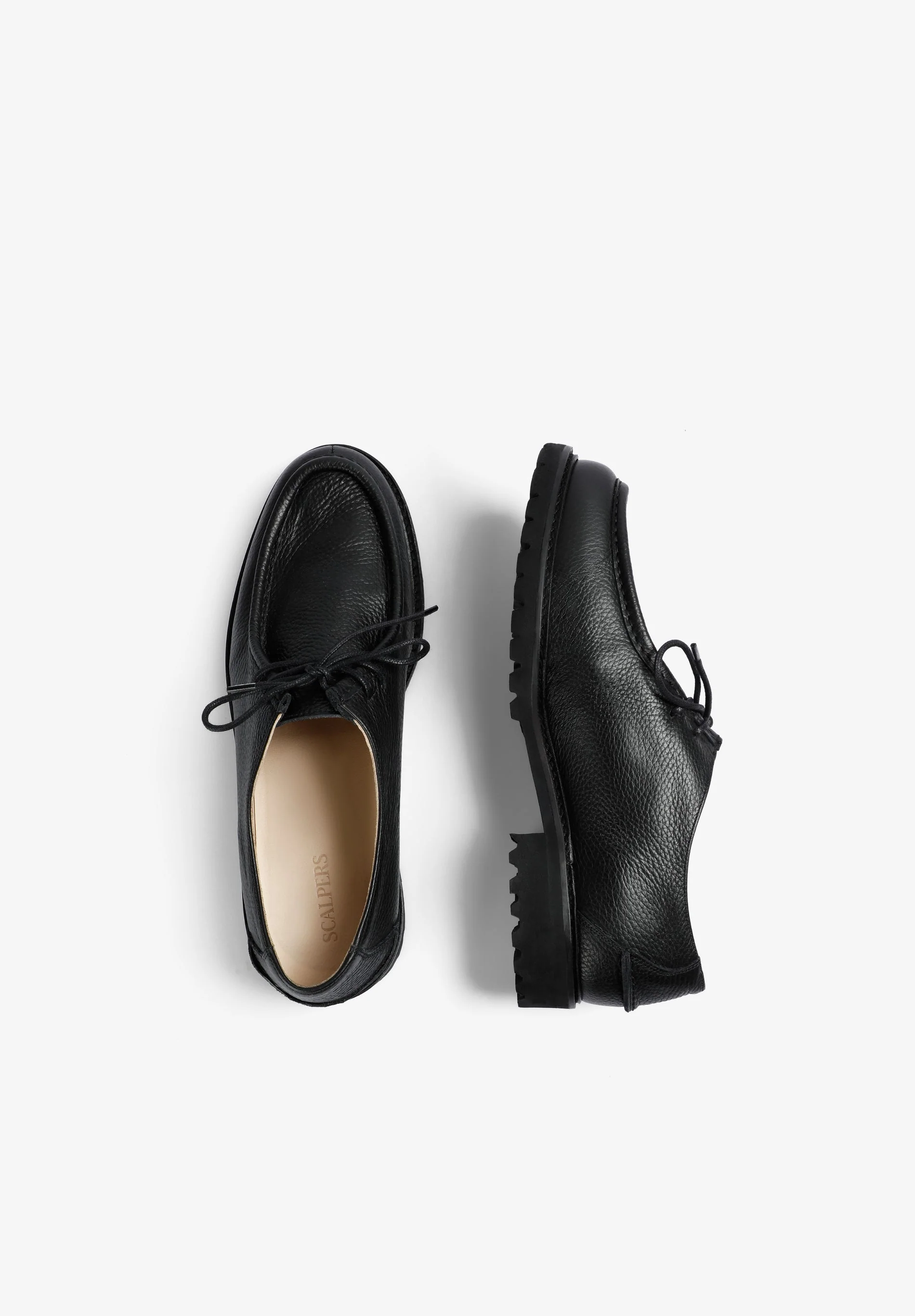 LEATHER SHOES WITH TRACK SOLES - Image 8
