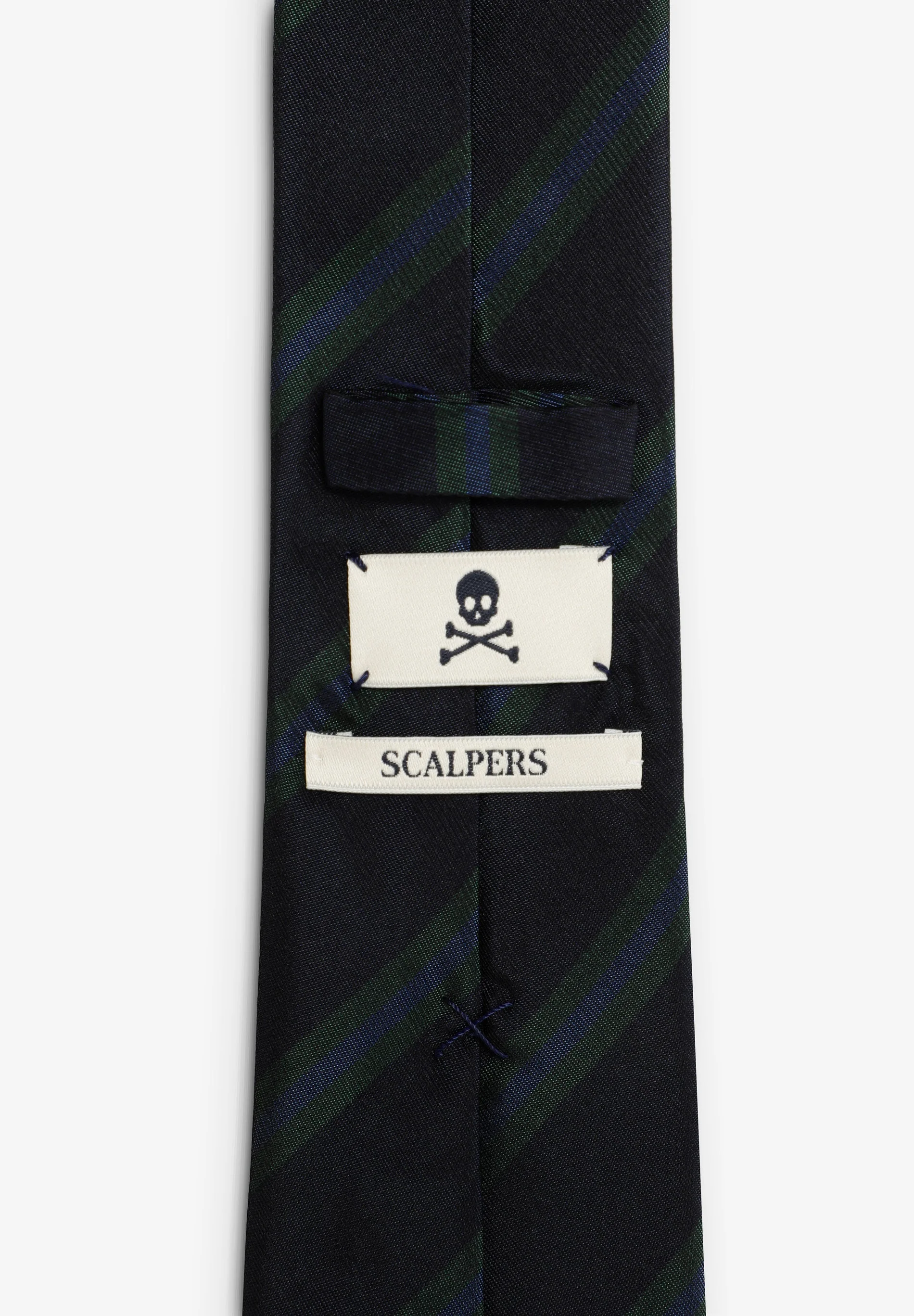 SILK STRIPED TIE - Image 4